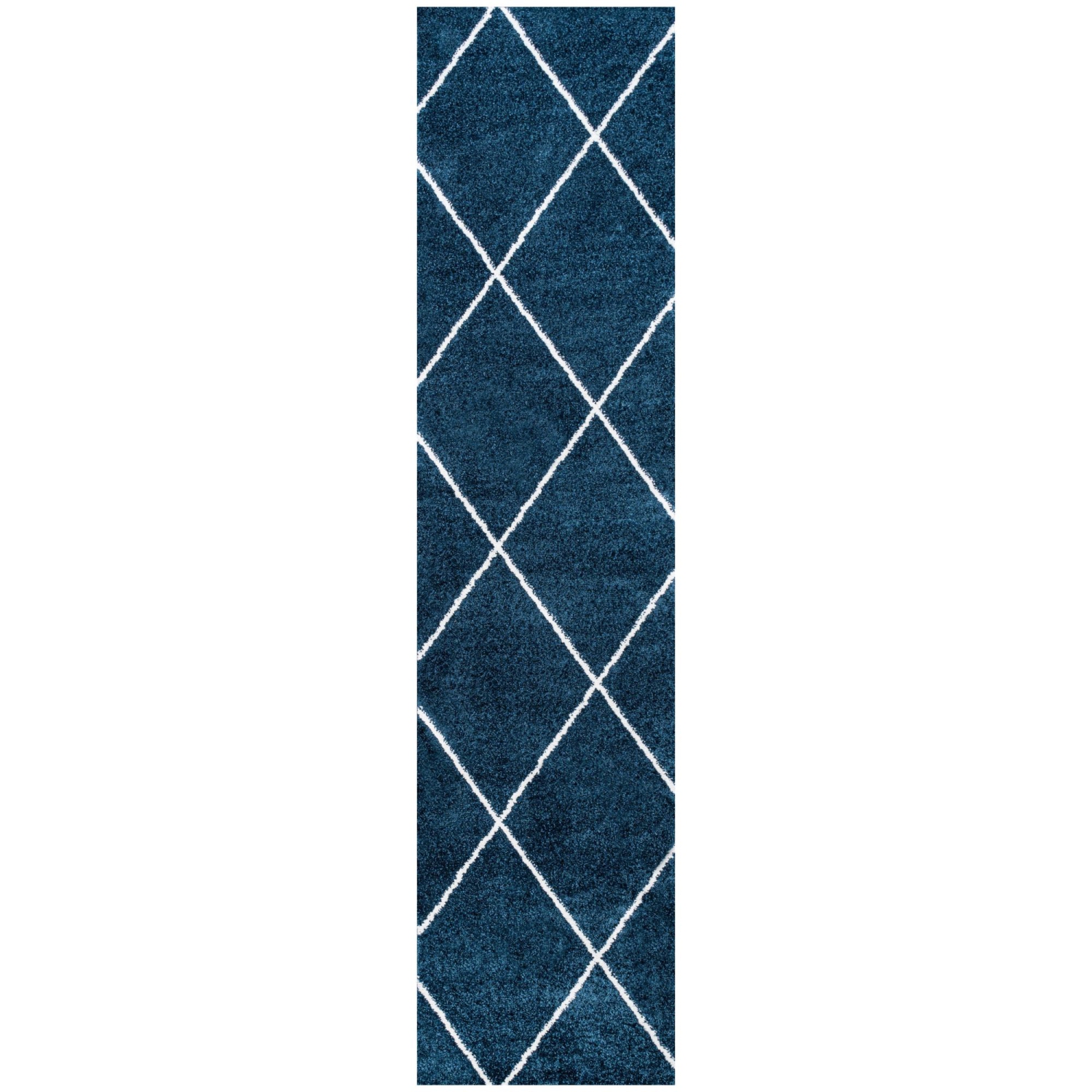 Cole Minimalist Diamond Trellis Area Rug
