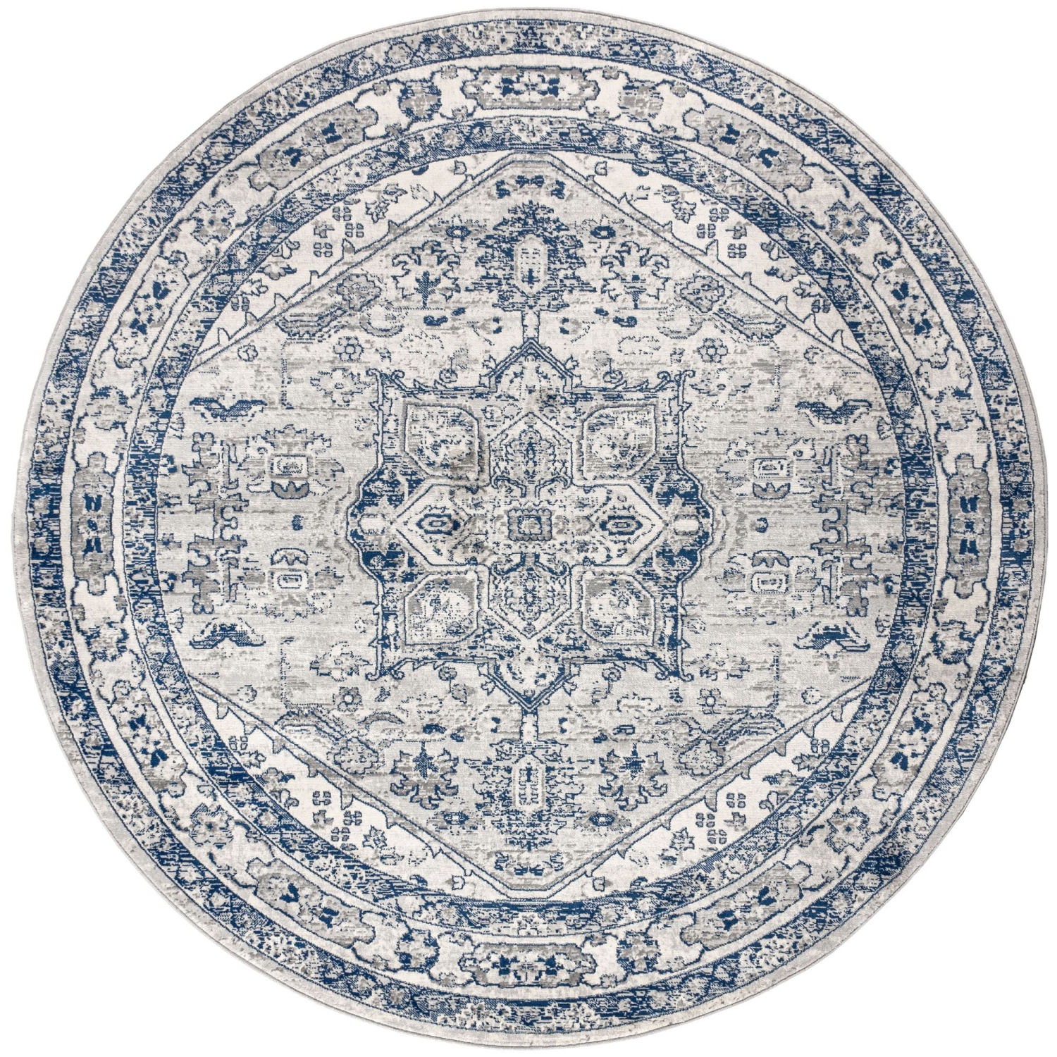 Jerica Modern Persian Vintage Medallion Area Rug