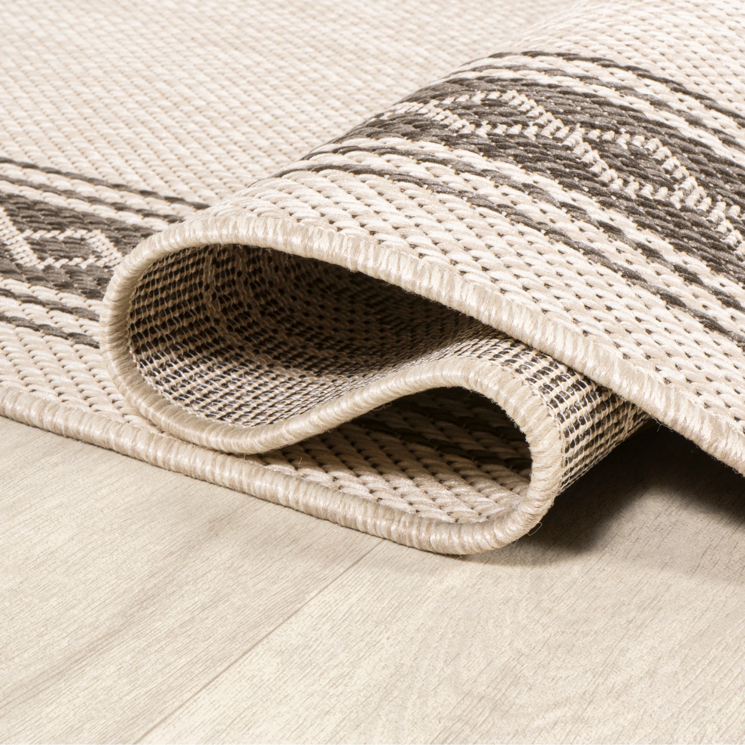 Lucia Classic Diamond Border Indoor/Outdoor Area Rug