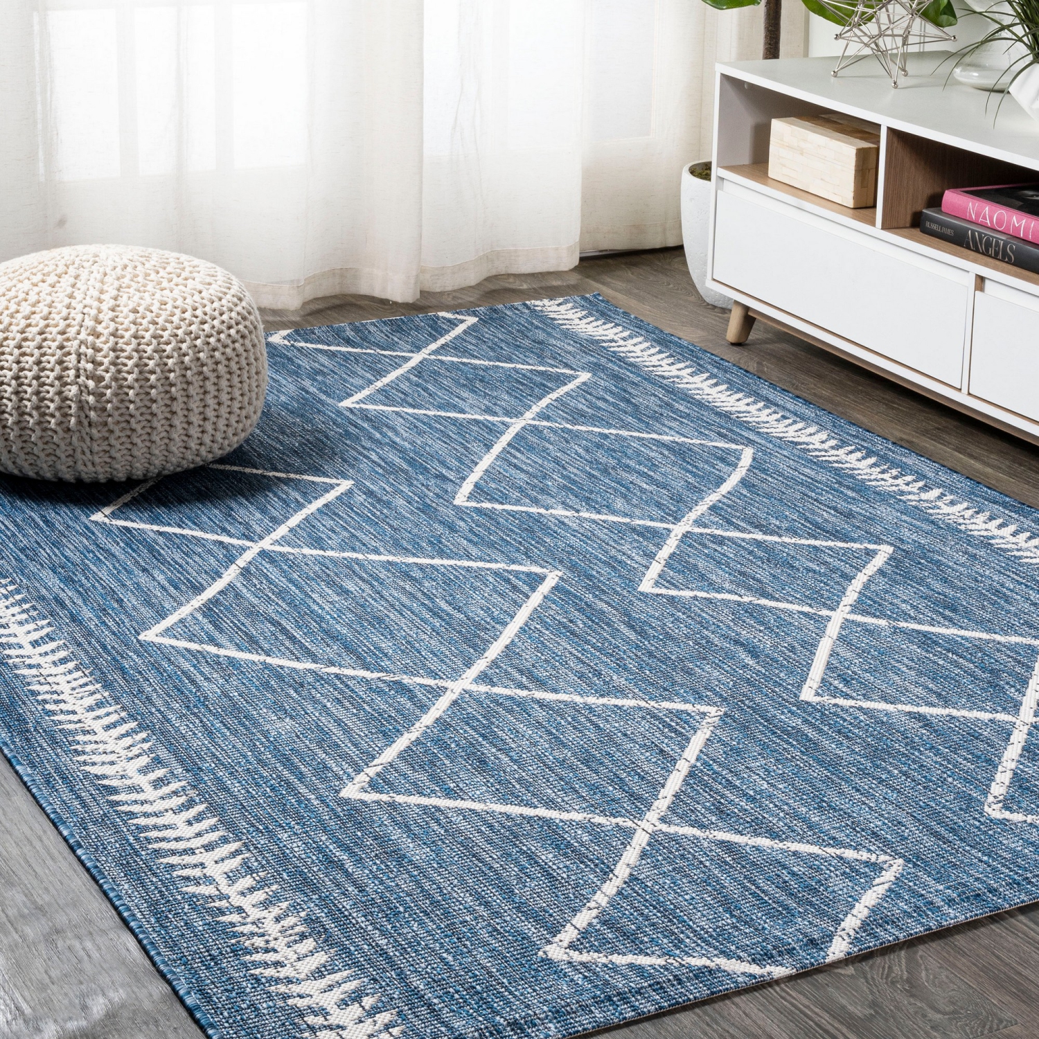 Derya Tribal Diamond Trellis Indoor/Outdoor Area Rug