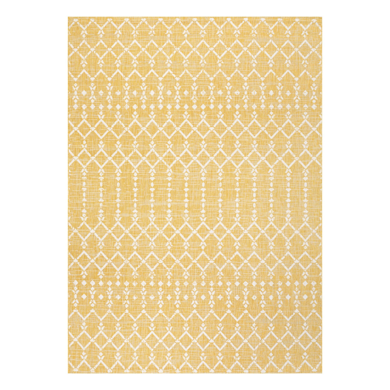 Ourika Moroccan Geometric Textured Weave Indoor/Outdoor Area Rug