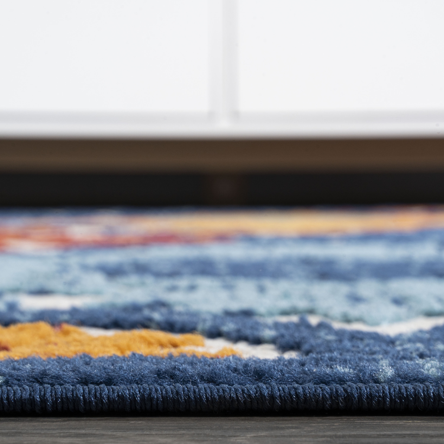 Tapis d'intérieur/d'extérieur Cassis Ornate Ogee Trellis haut-bas