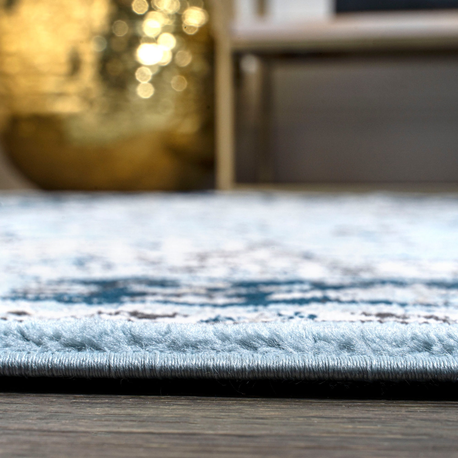 Tapis moderne à motif floral persan Palmette