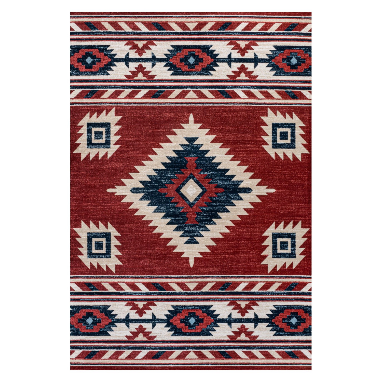 Tapis Serape Medallion Southwestern