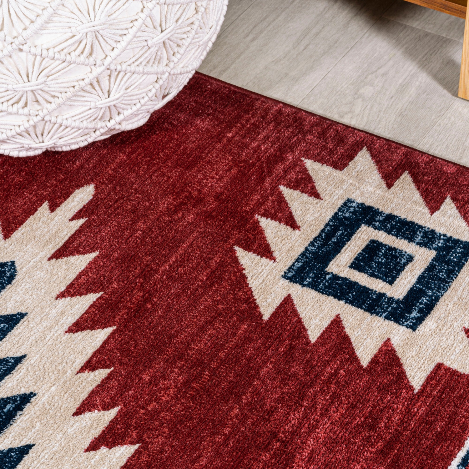 Tapis Serape Medallion Southwestern