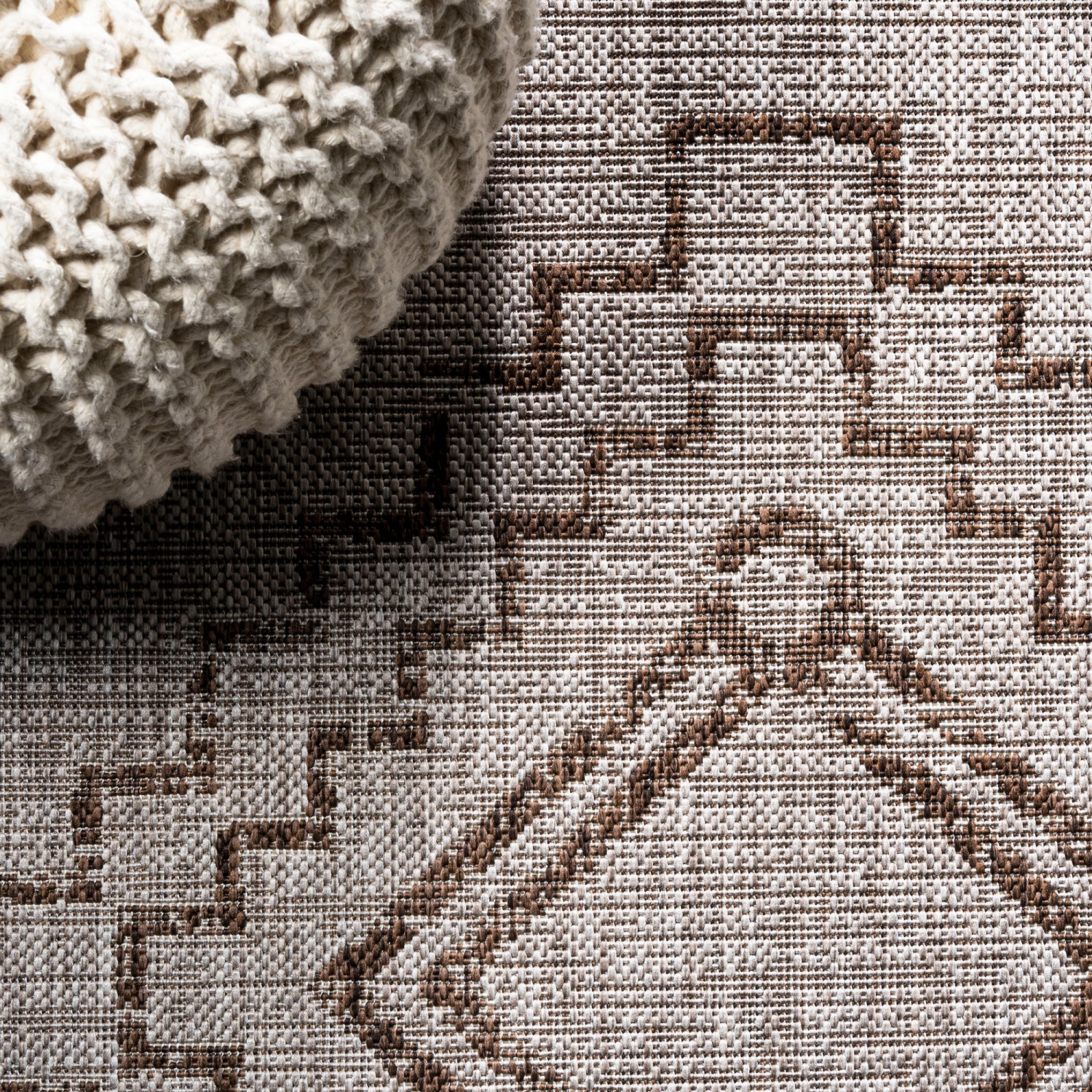 Marokko Diamond Tribal Medallion Indoor/Outdoor Area Rug