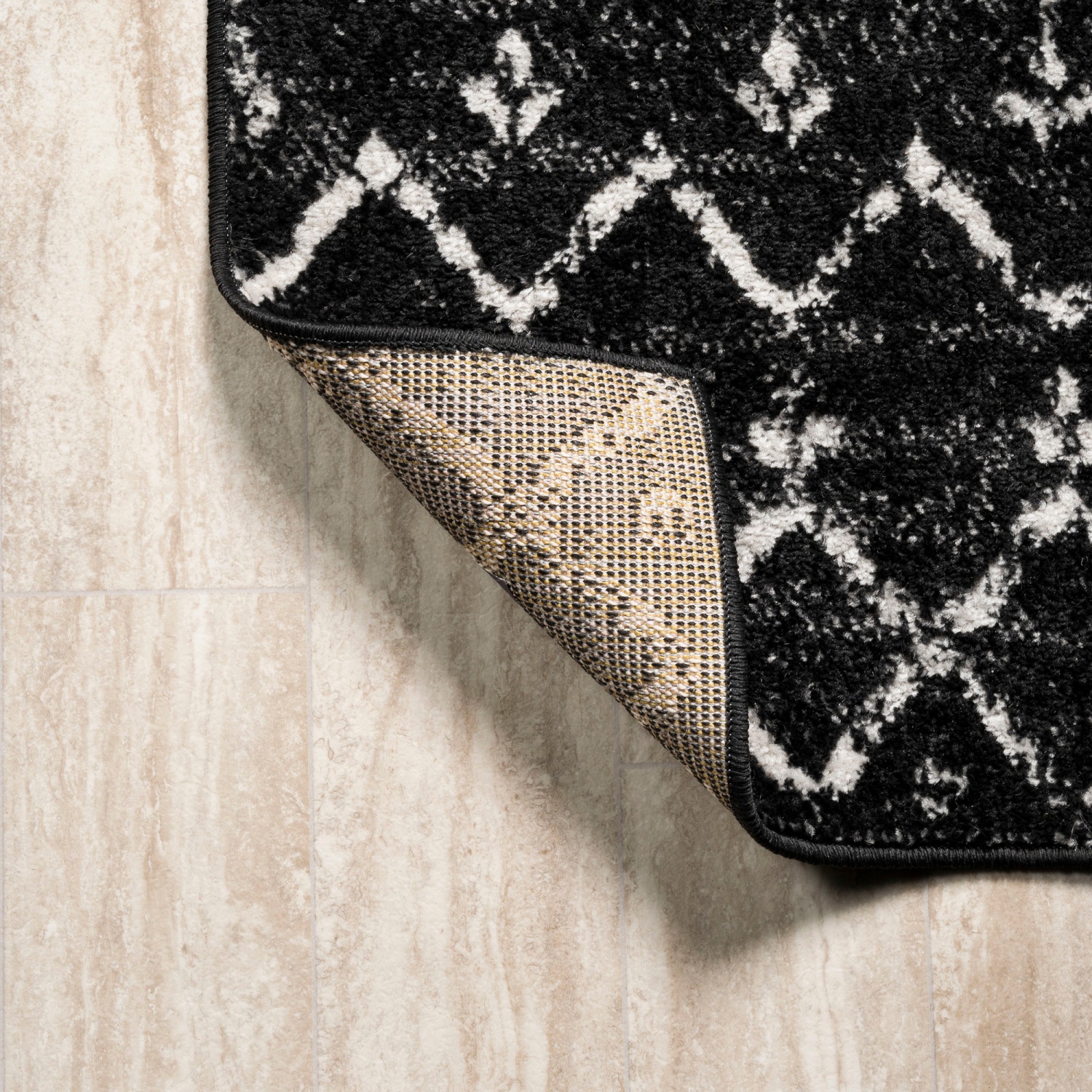 Moroccan Hype Boho Vintage Diamond Area Rug