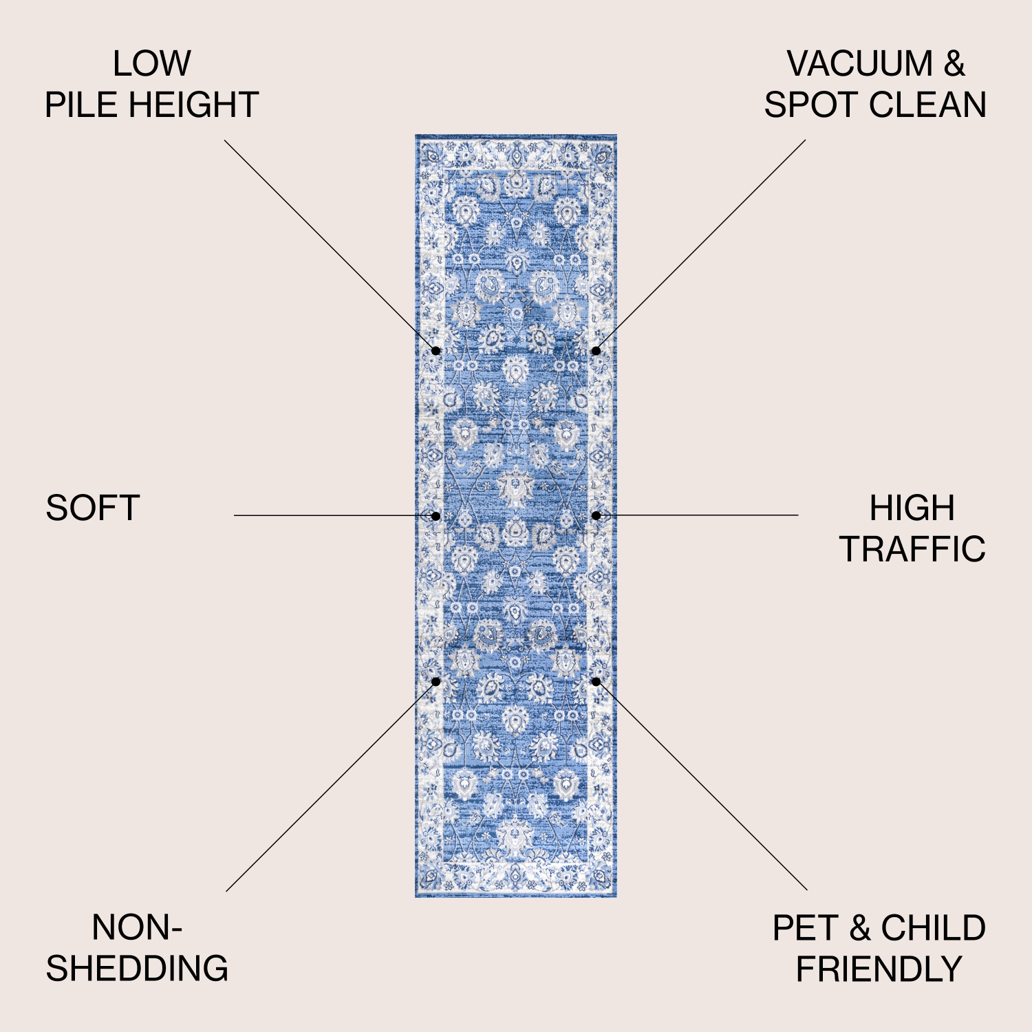 Modern Persian Vintage Moroccan Traditional Area Rug