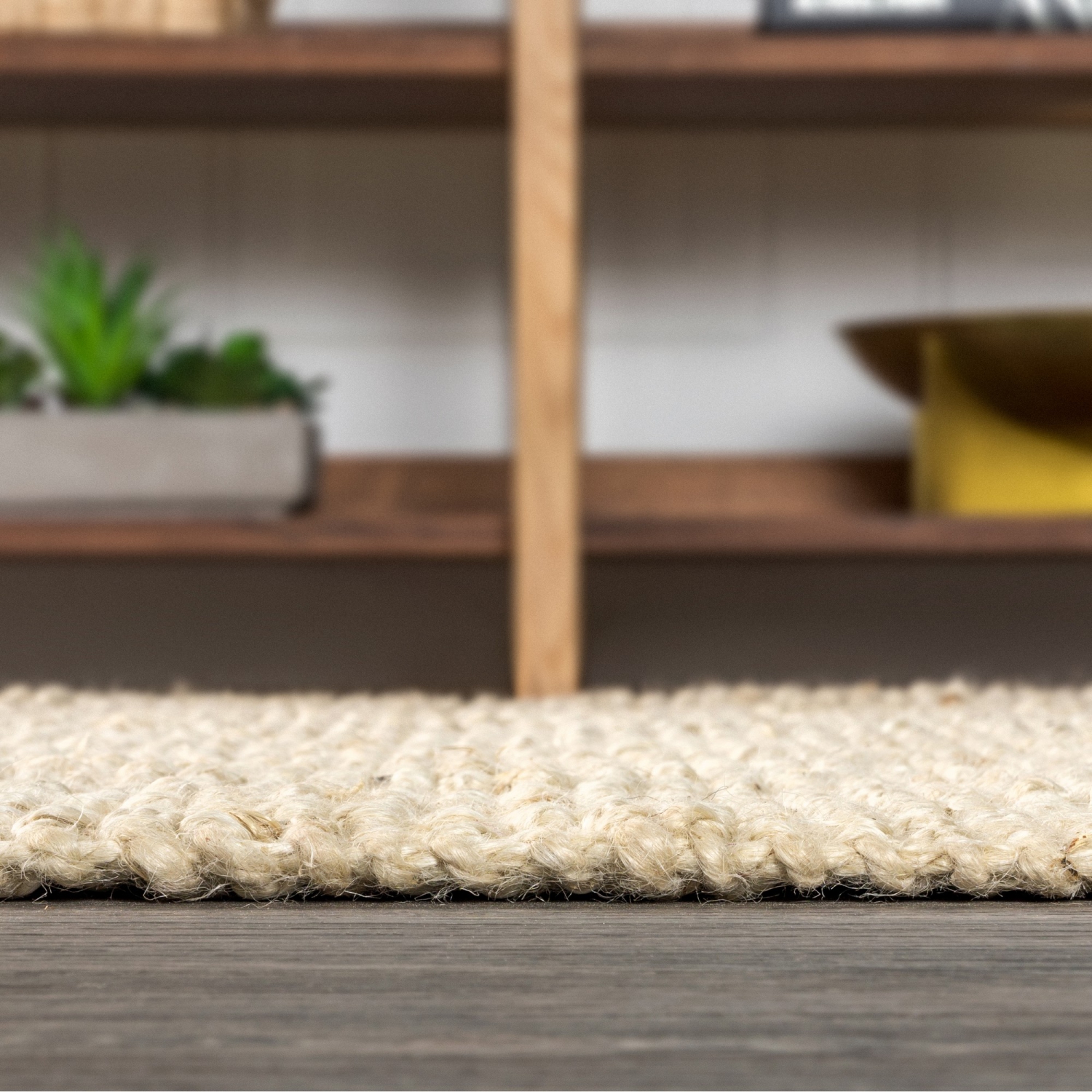 Pata Hand Woven Chunky Jute Area Rug