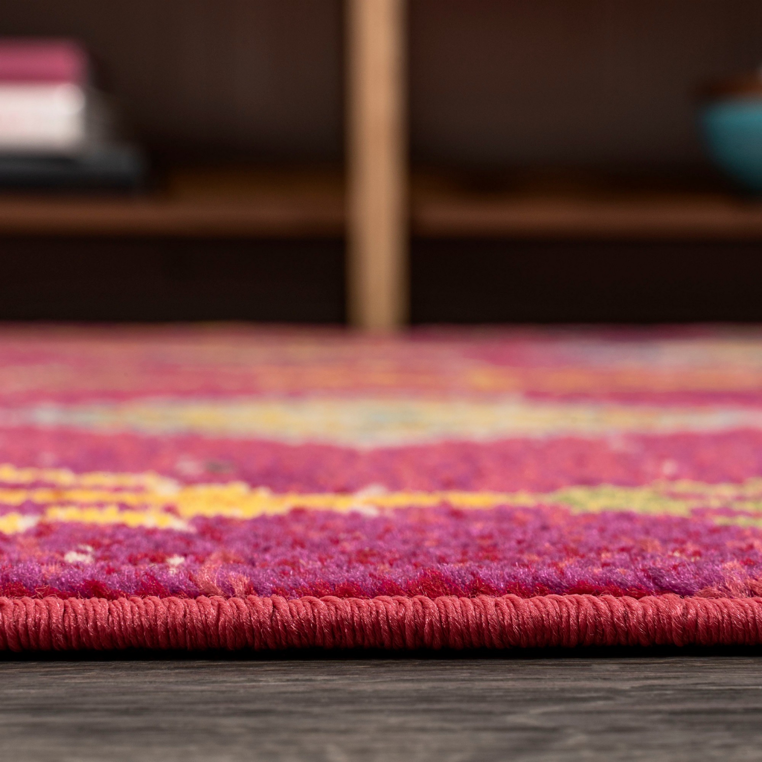 Tapis géométrique « Tribal Love »