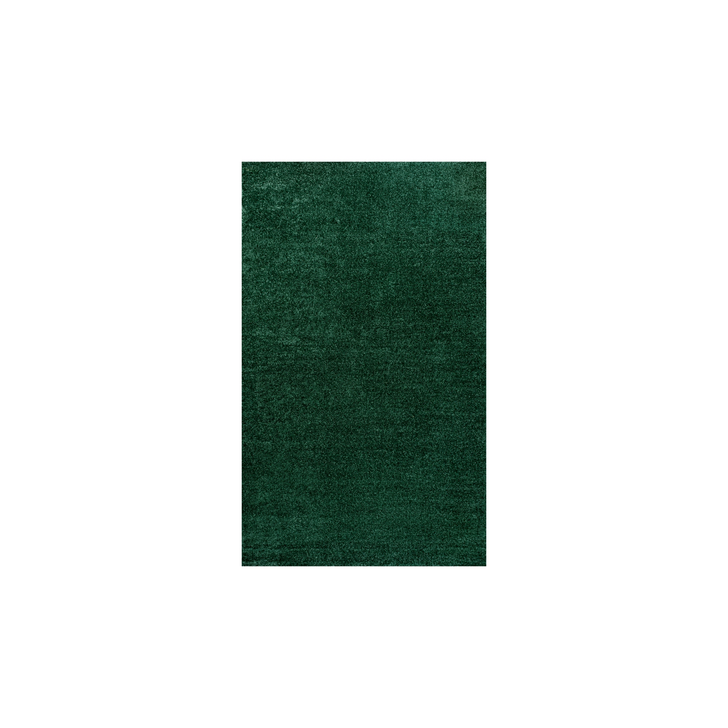 Haze Solid Low Pile Area Rug Emerald
