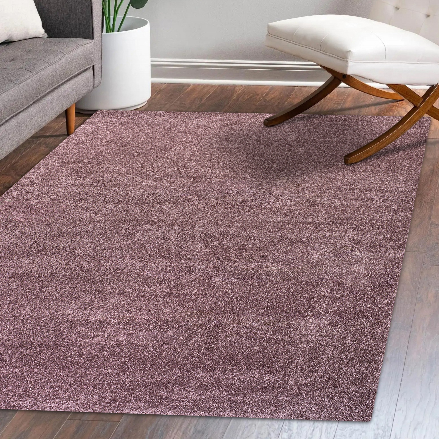 Haze Solid Low Pile Area Rug
