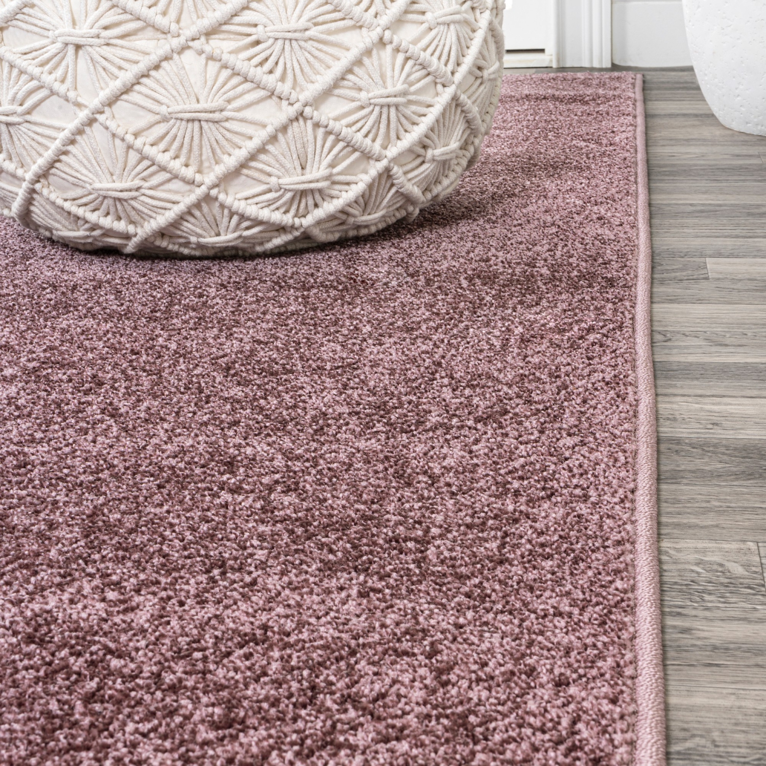 Haze Solid Low Pile Area Rug