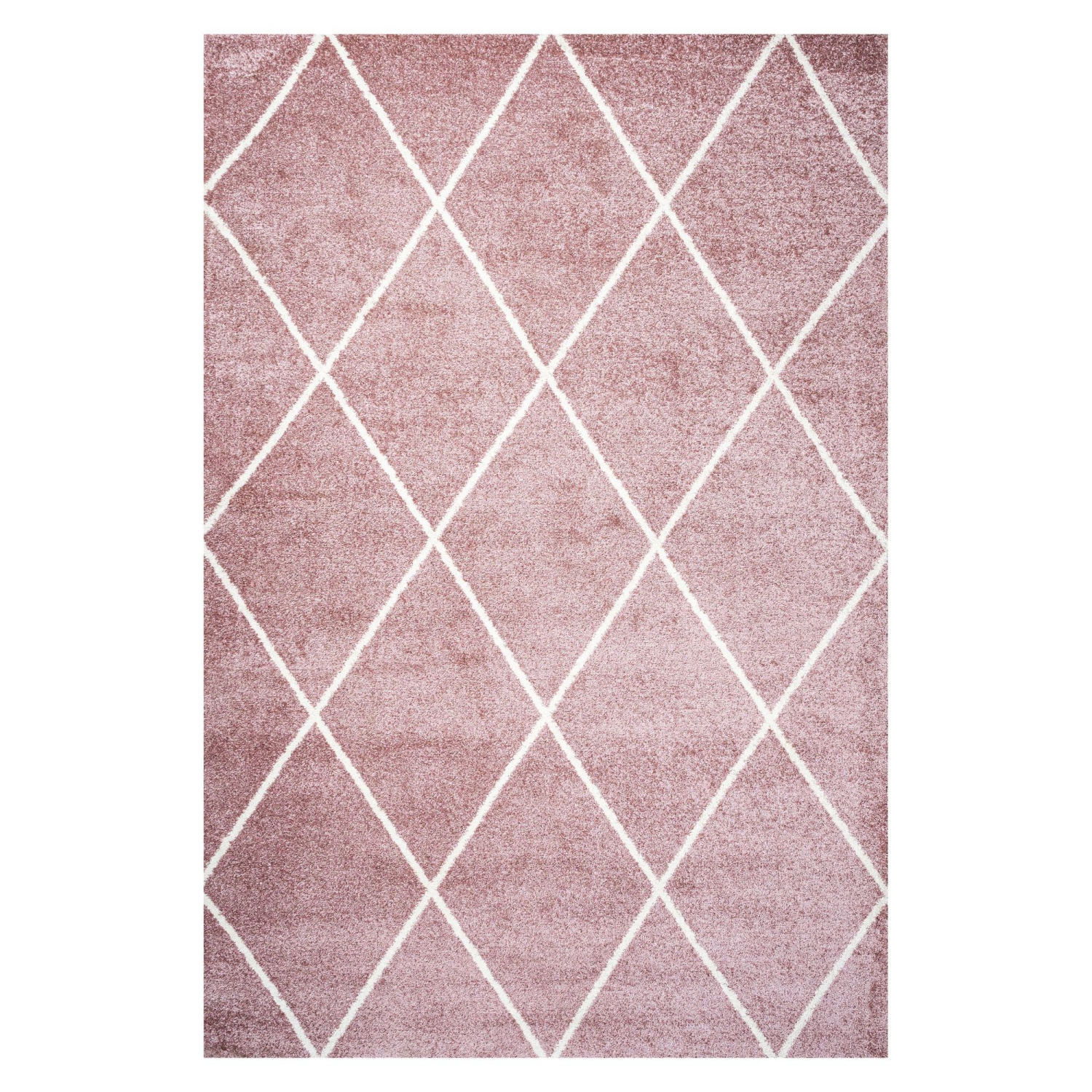 Cole Minimalist Diamond Trellis Area Rug