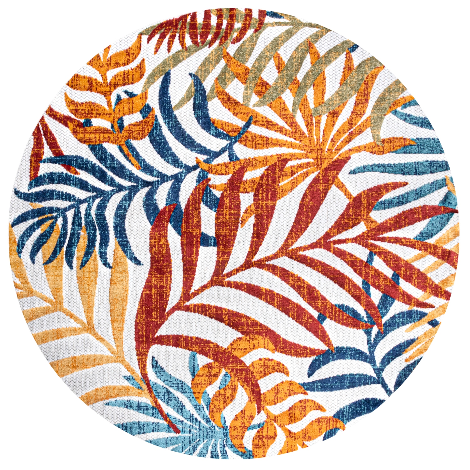 Tropics Palm Leaves Indoor/Outdoor Area Rug