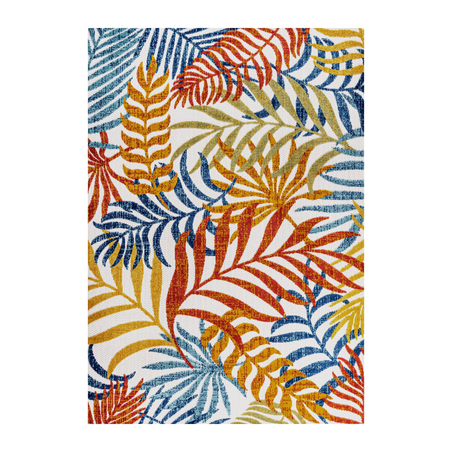 Tropics Palm Leaves Indoor/Outdoor Area Rug