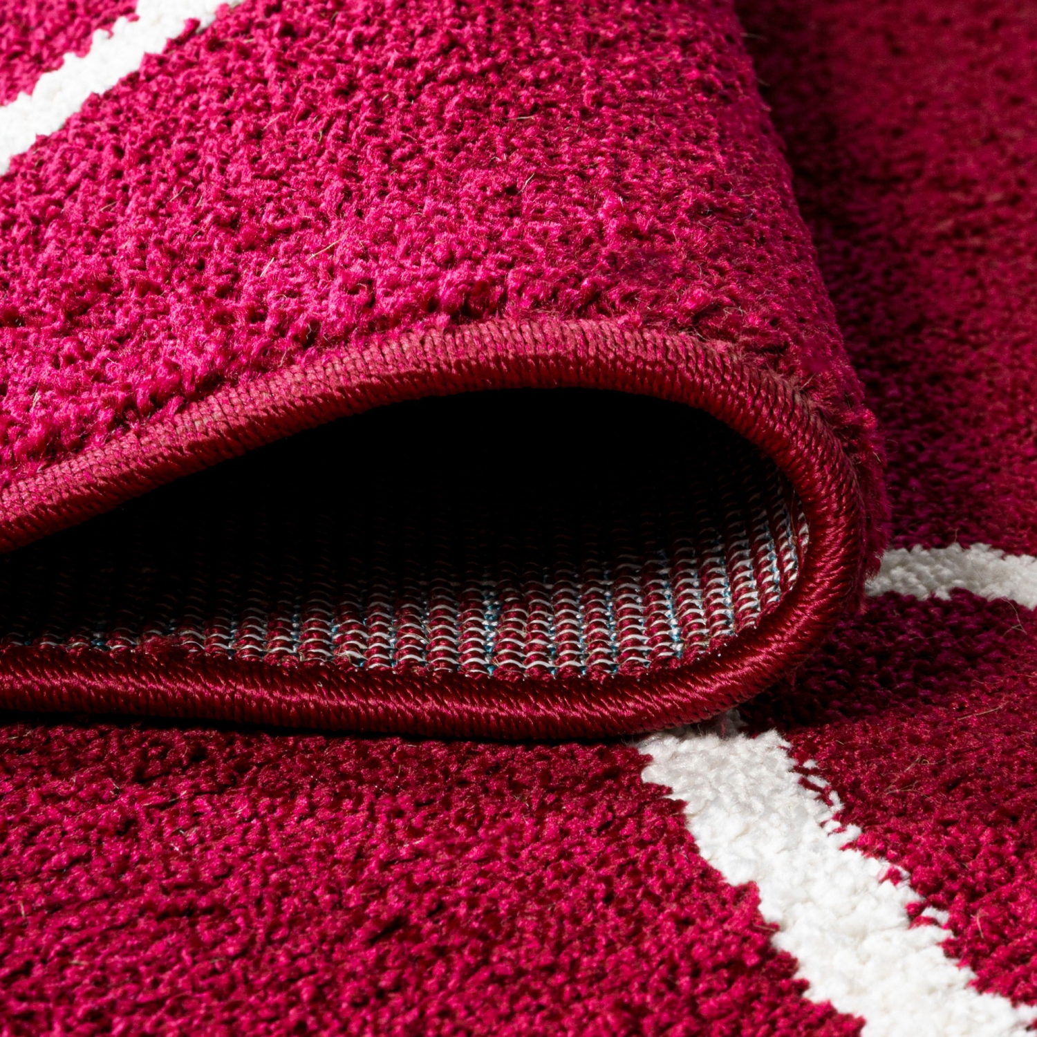 Tapis avec treillis à losanges de Cole Minimalist