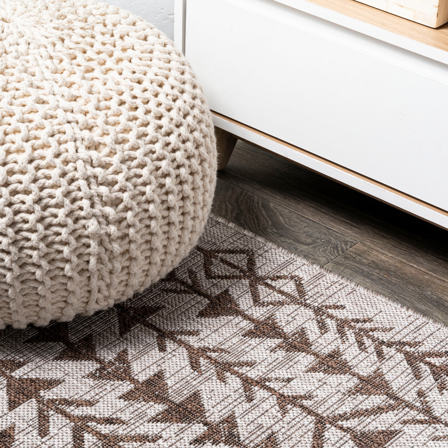 Tapis à motif géométrique intérieur/extérieur Tokay Bohemian