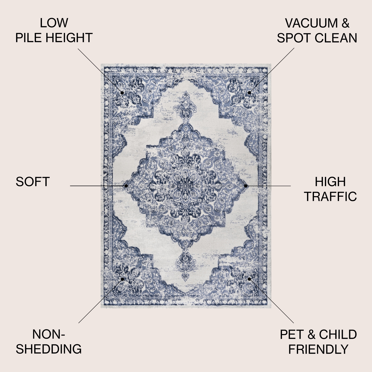 Tapis moderne Alhambra Ornate Medallion
