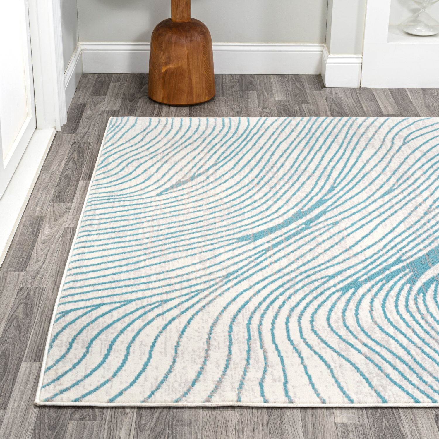 Arlo Woodgrain Geometric Area Rug