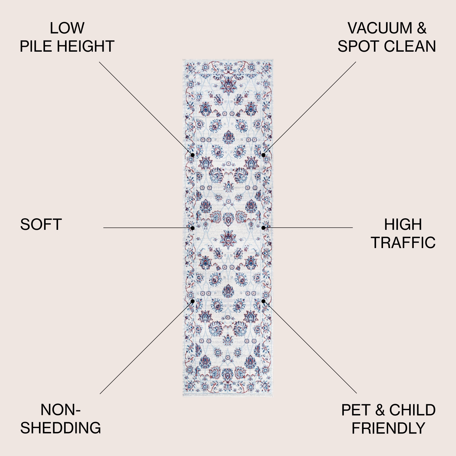 Modern Persian Vintage Moroccan Traditional Area Rug