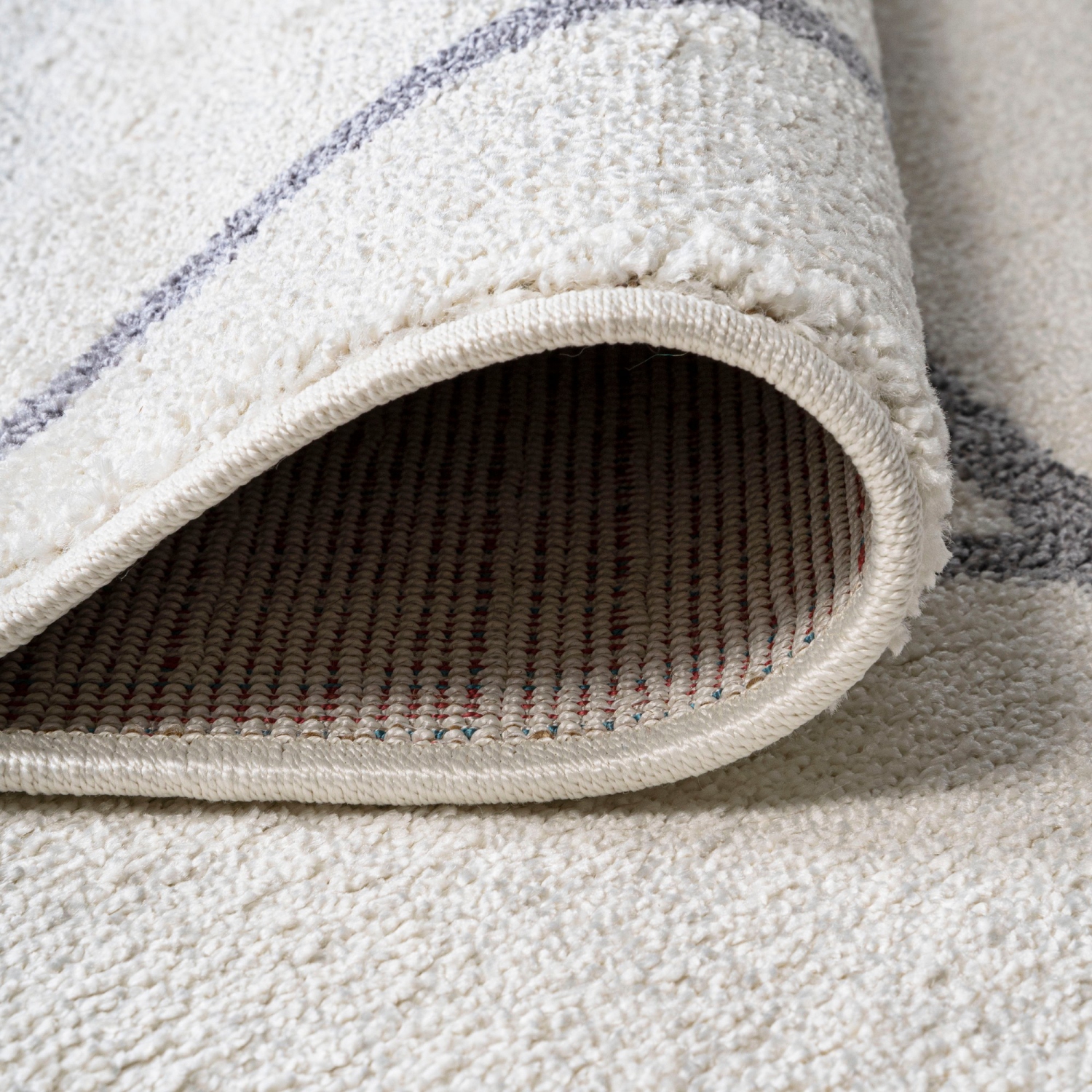 Tapis avec treillis à losanges de Cole Minimalist