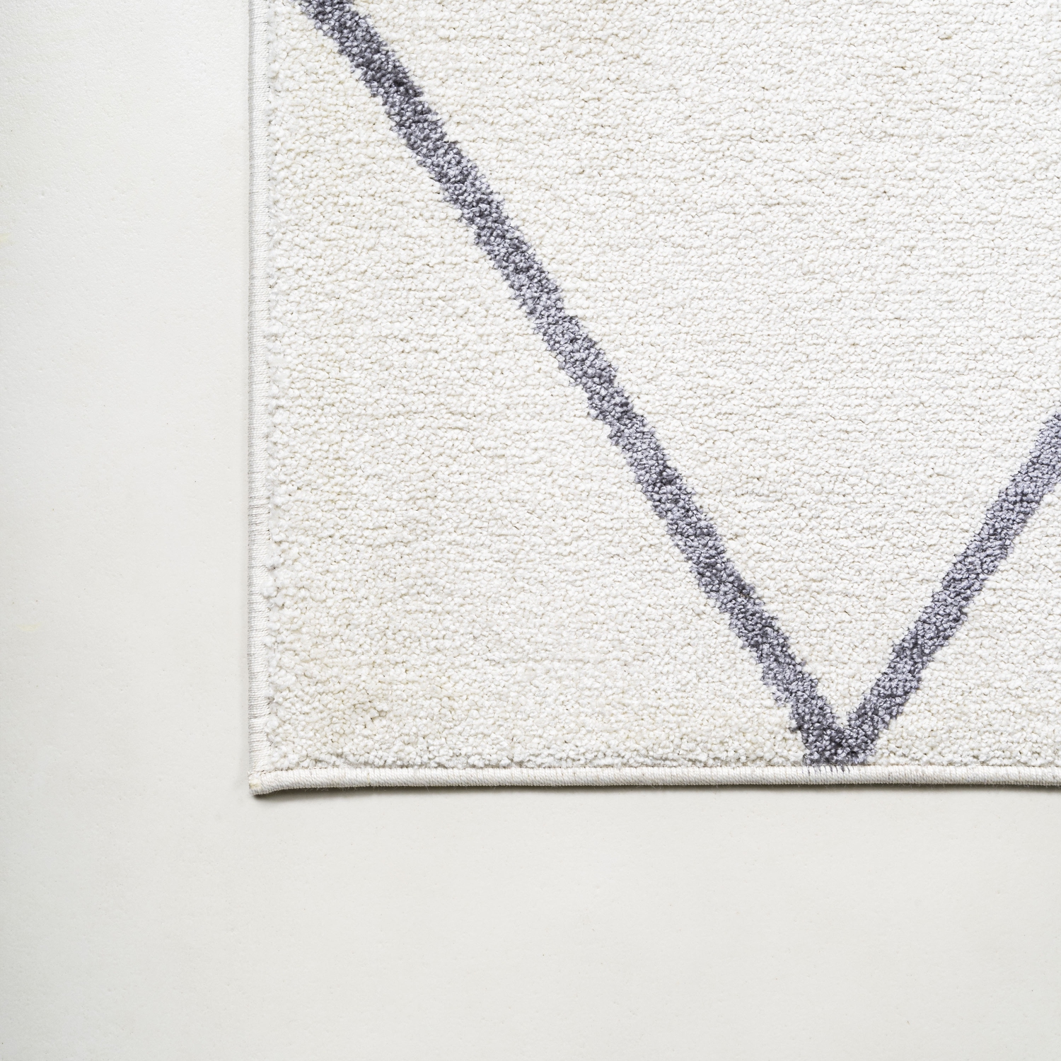 Tapis avec treillis à losanges de Cole Minimalist