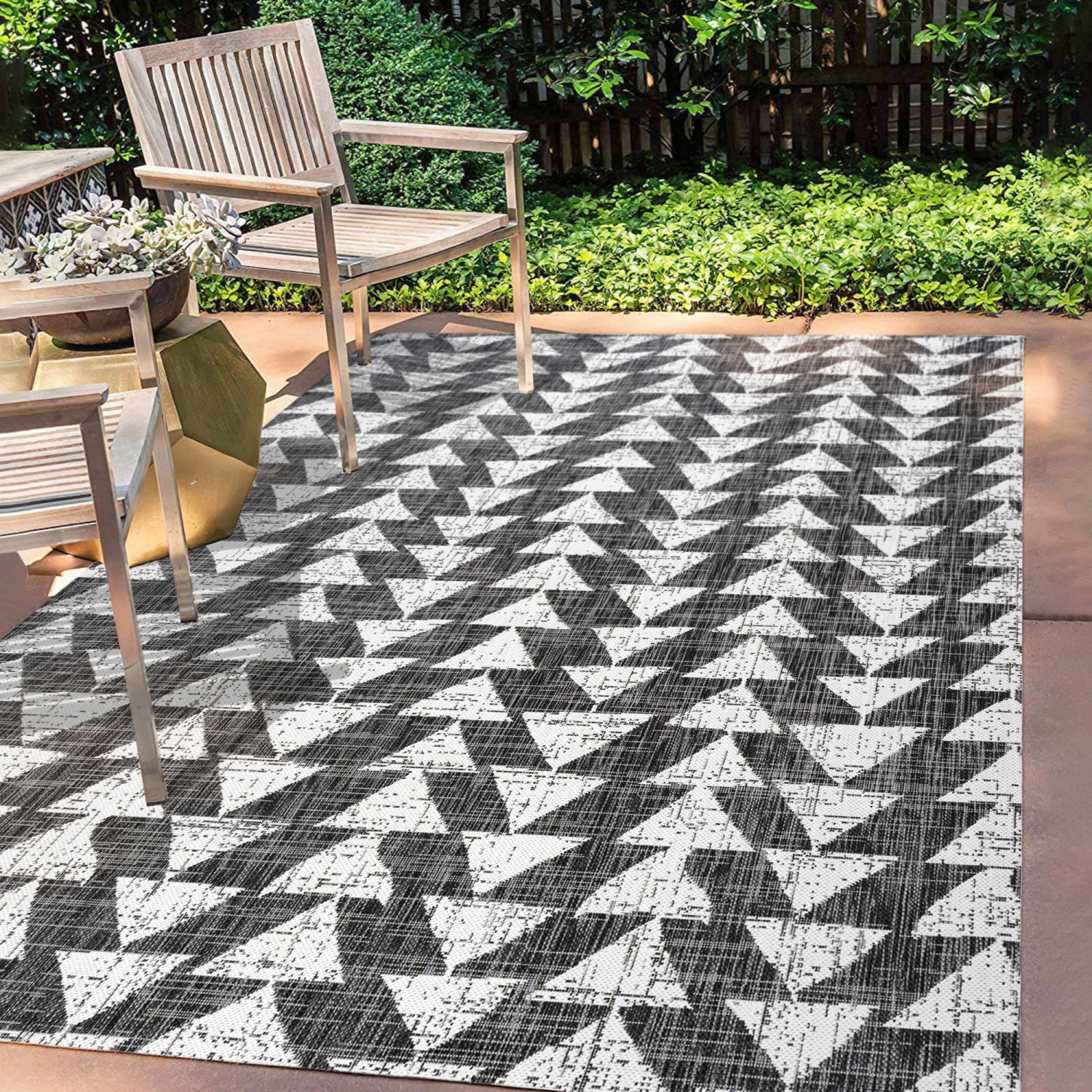 andratx Modern Tribal Geometric Indoor/Outdoor Area Rug