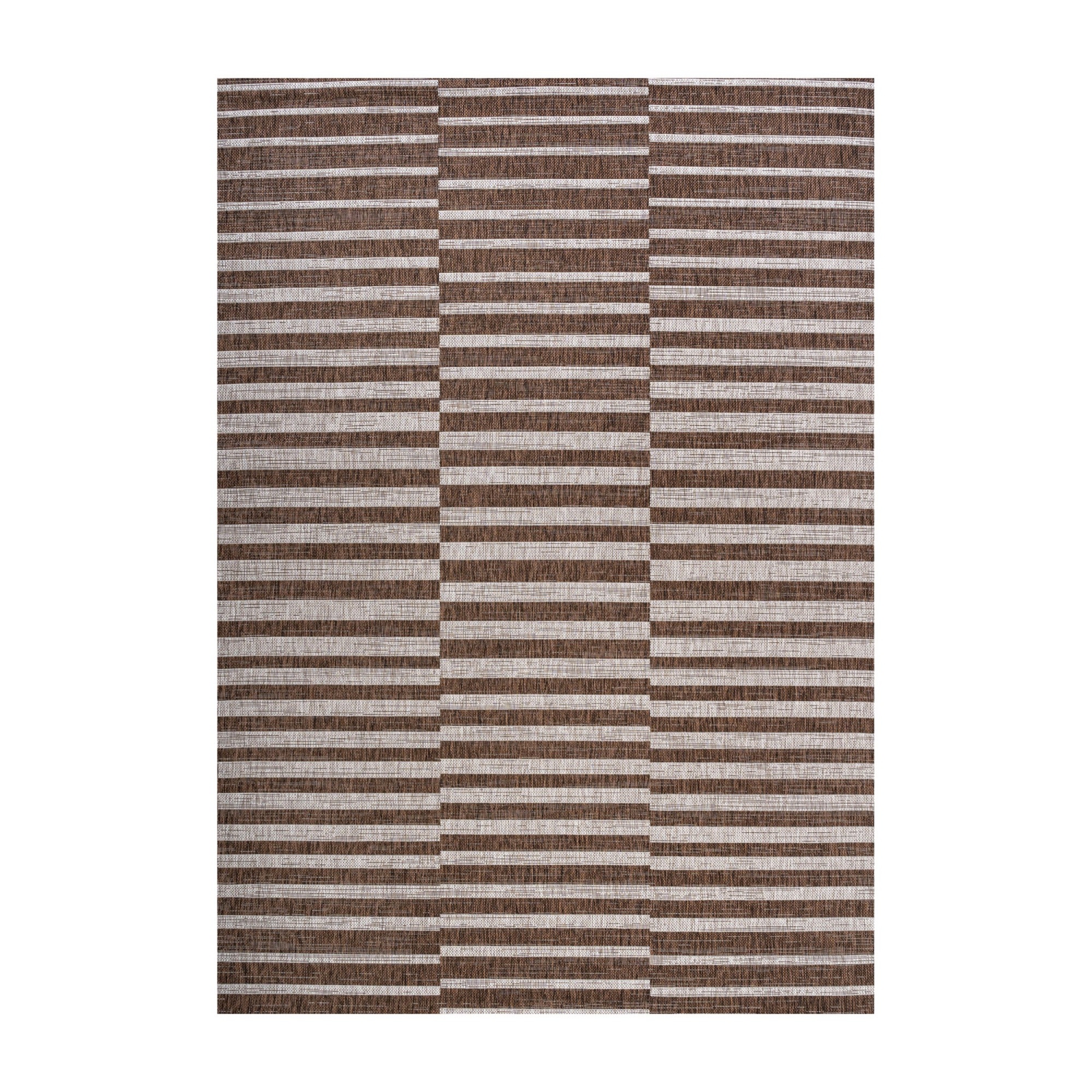 Sukie Modern Offset Stripe Indoor/Outdoor Area Rug