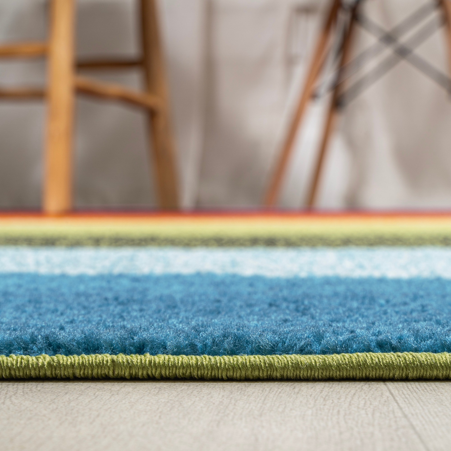 Tapis à rayures géométriques Prism