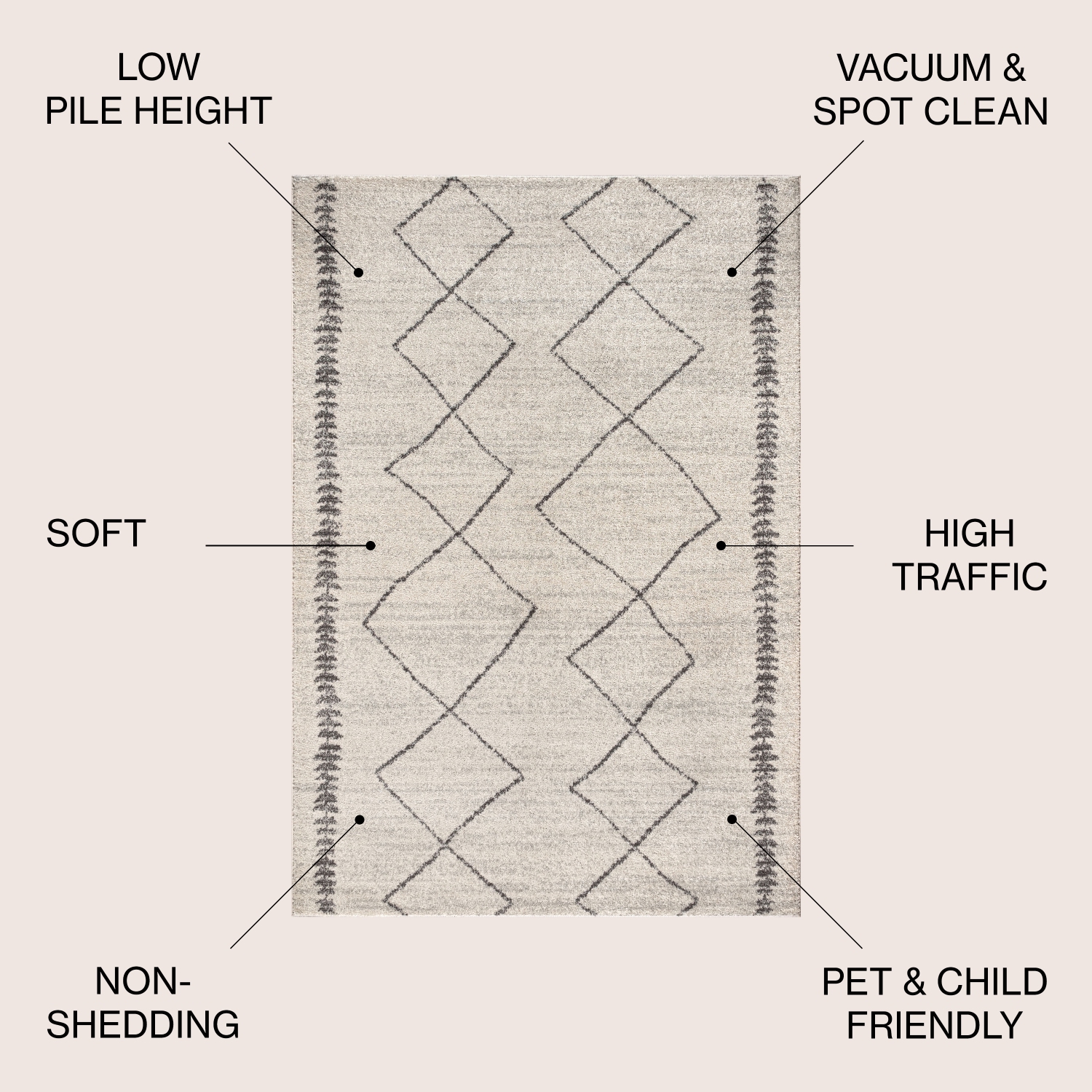 Carpette Zaina Moroccan Beni Souk