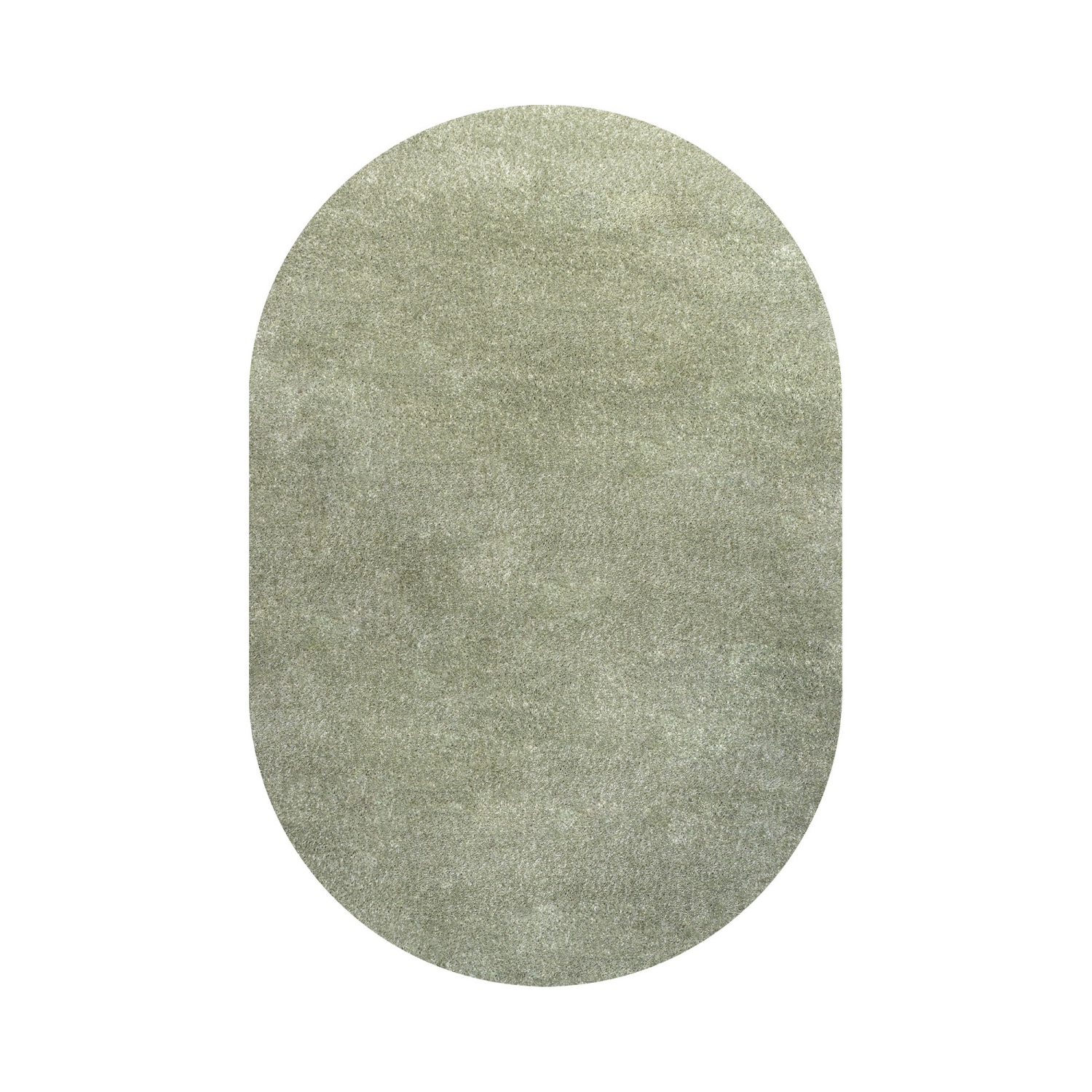 Carpette Haze unie à poil ras verte