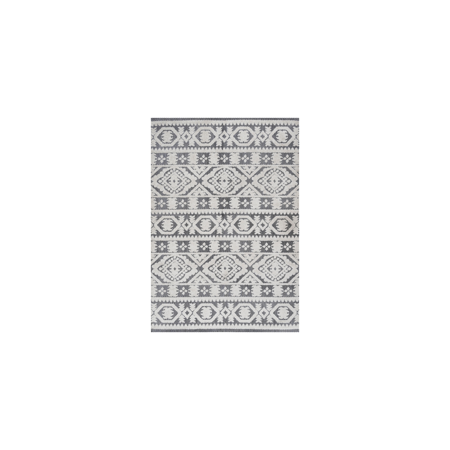 Tapis à carreaux couleur méditerranéenne Citta à bas poils