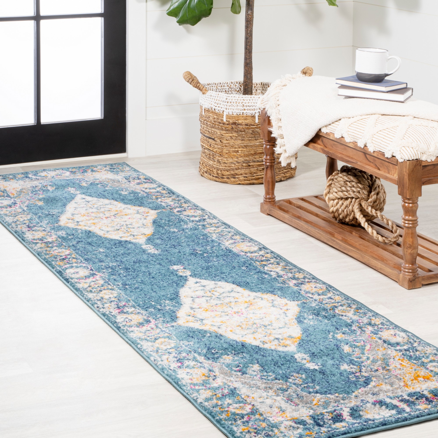 Tapis d'appoint Zelda Bohemian Cottage Medallion