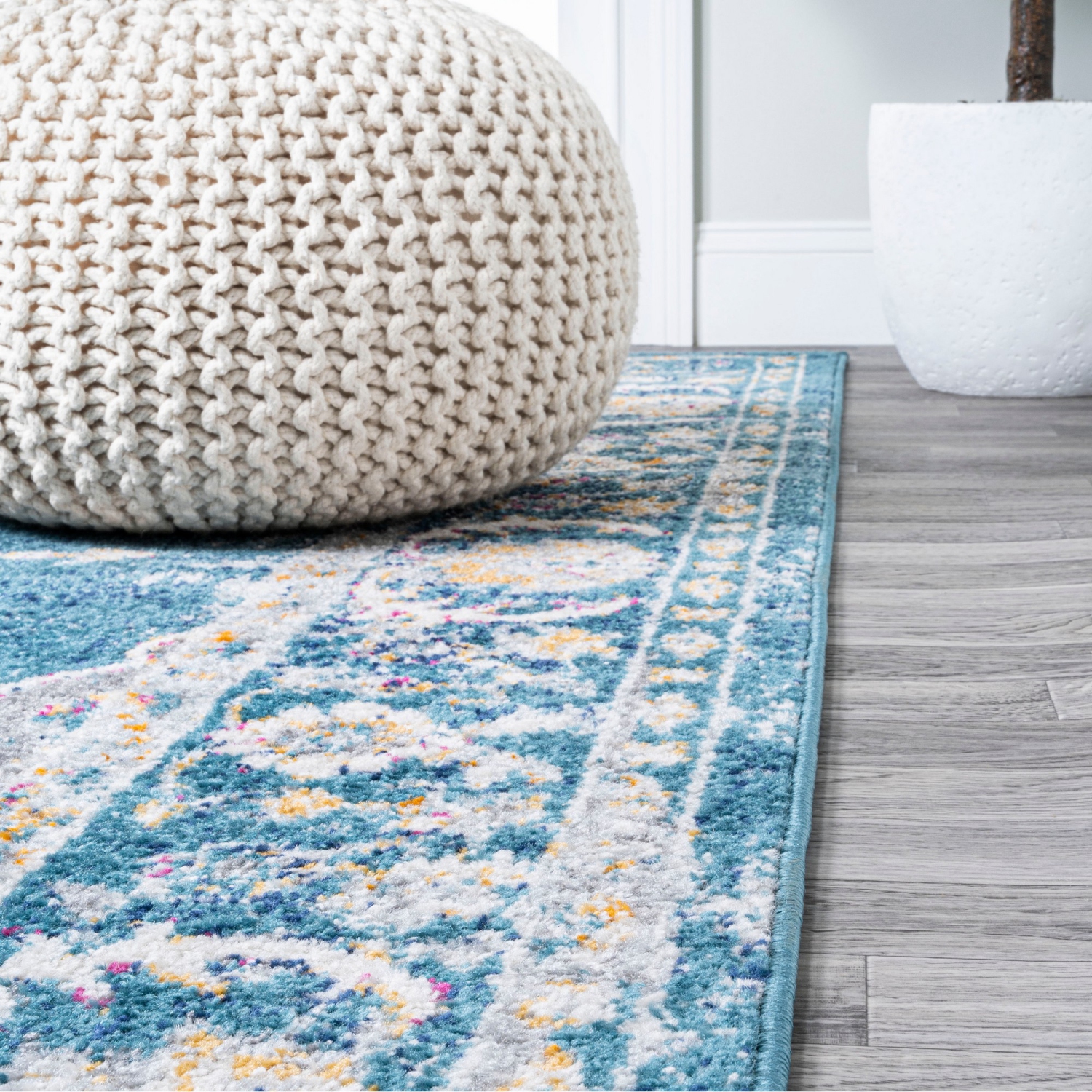 Tapis d'appoint Zelda Bohemian Cottage Medallion