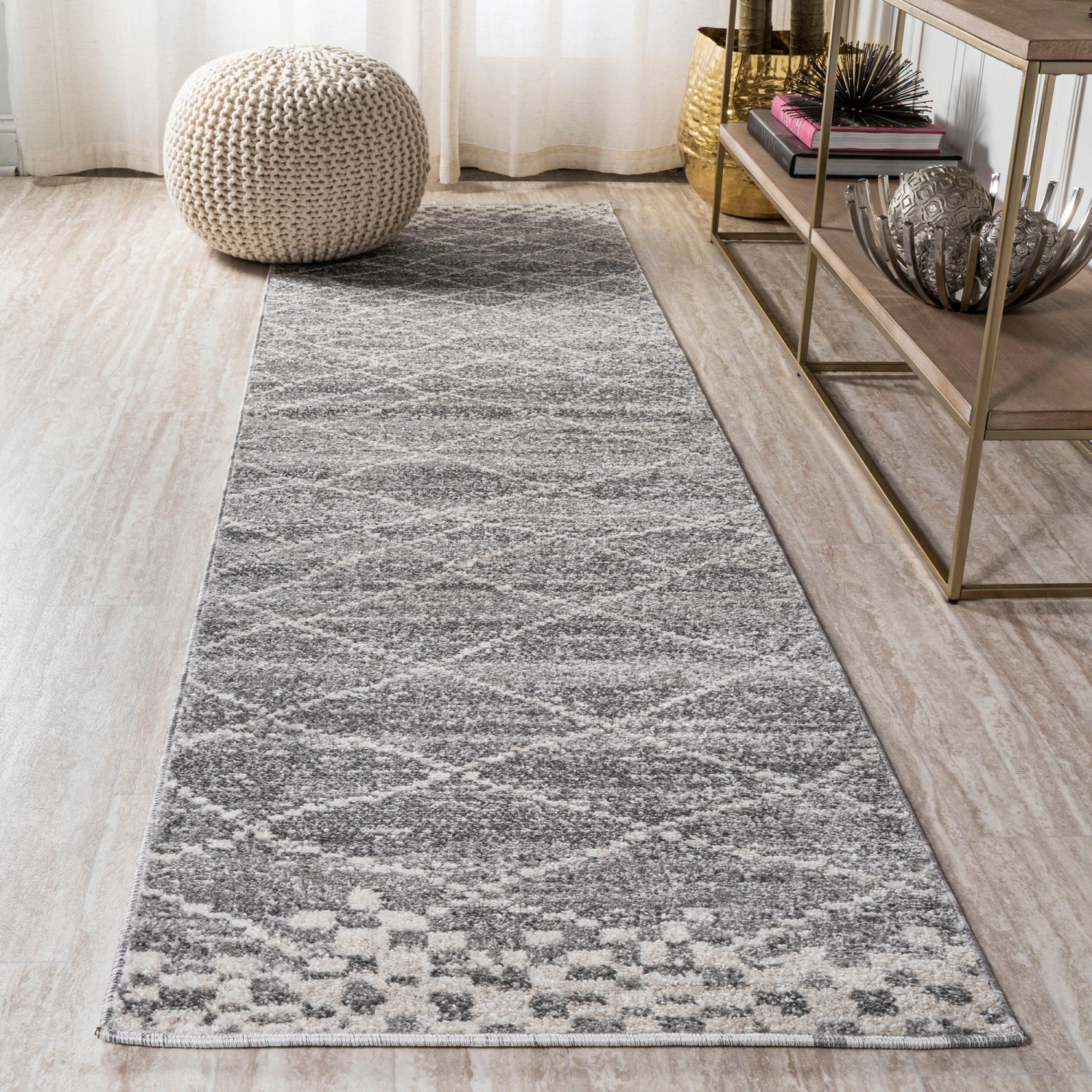 Tapis d'appoint Asilah Moroccan Modern Diamond