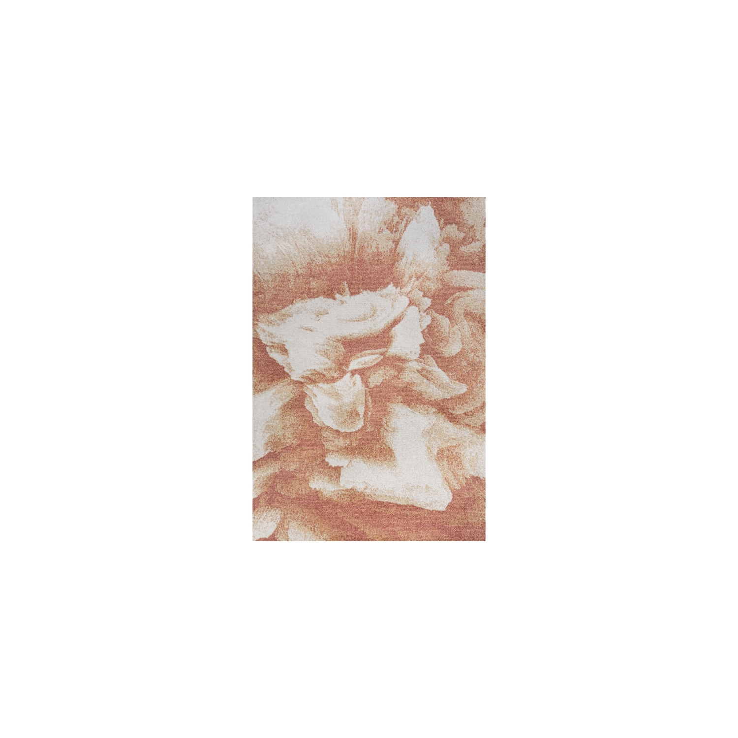 Tapis moderne bicolore abstrait Petalo