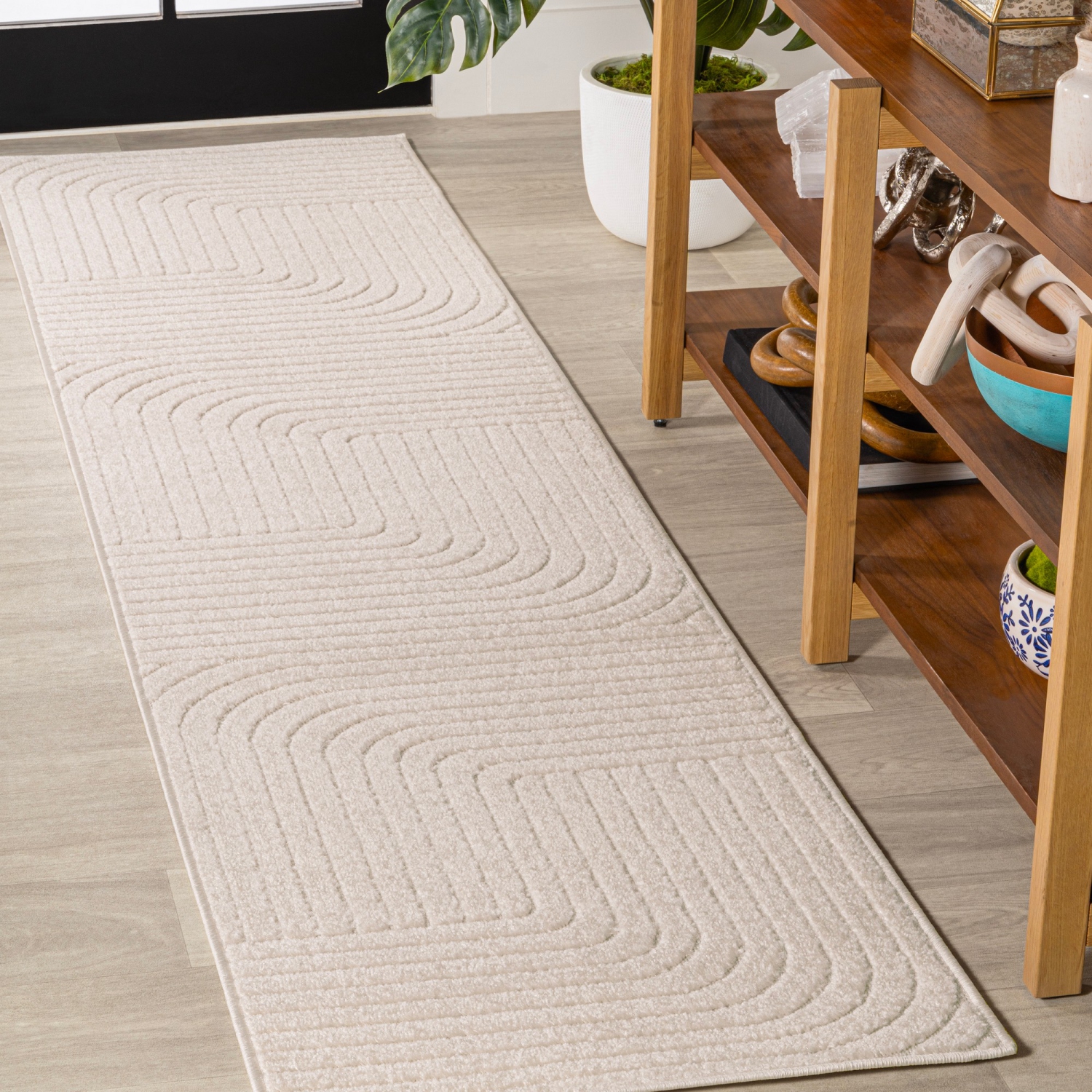 Odense Minimalist Angle Geometric Area Rug