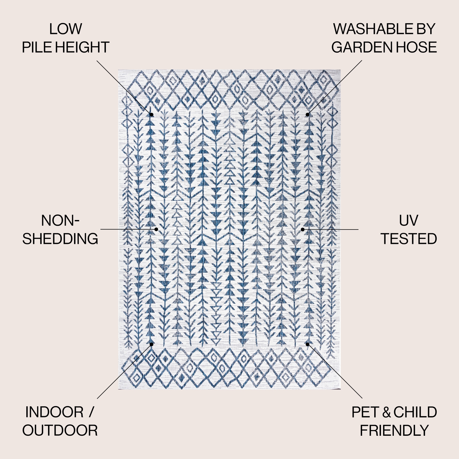 Tokay Bohemian Geometric Indoor/Outdoor Area Rug