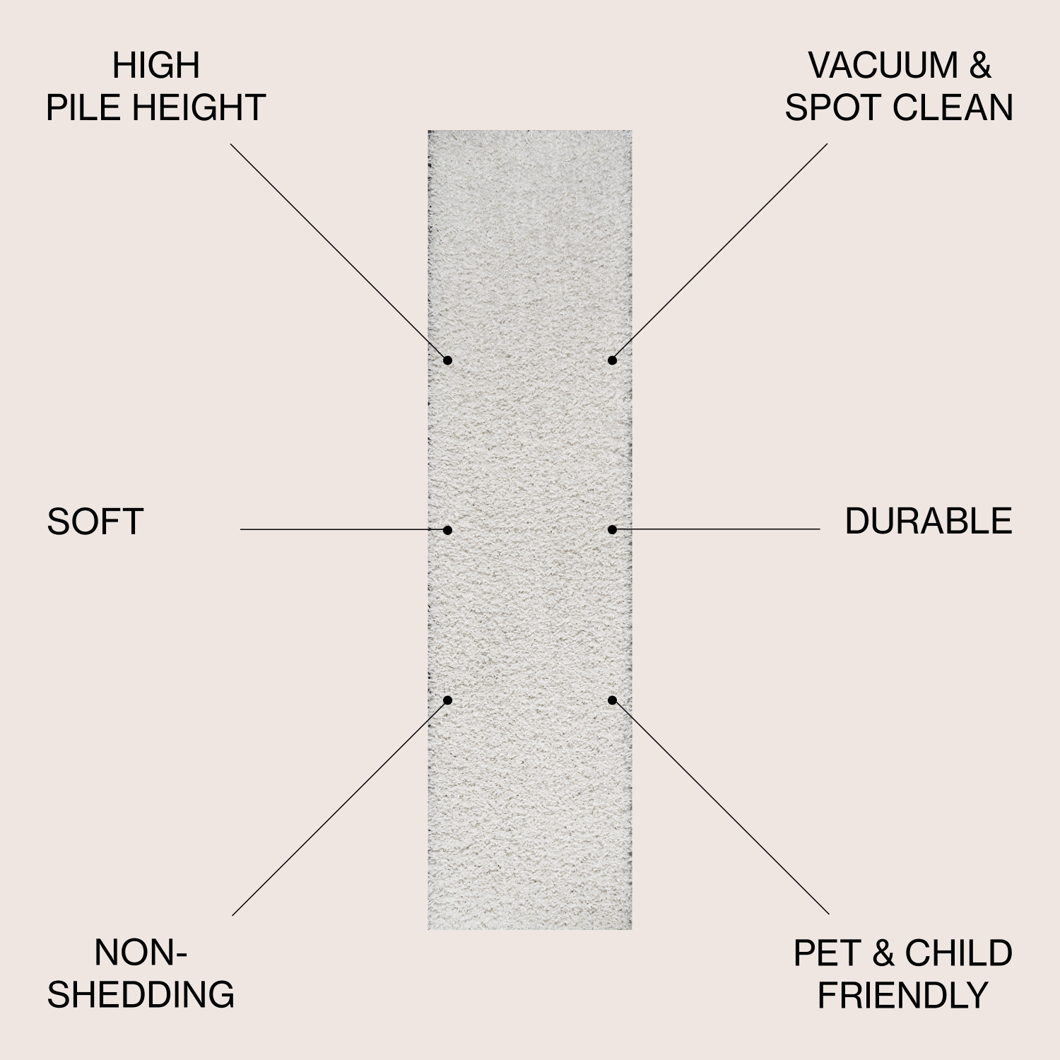 Mercer Shag Plush Area Rug