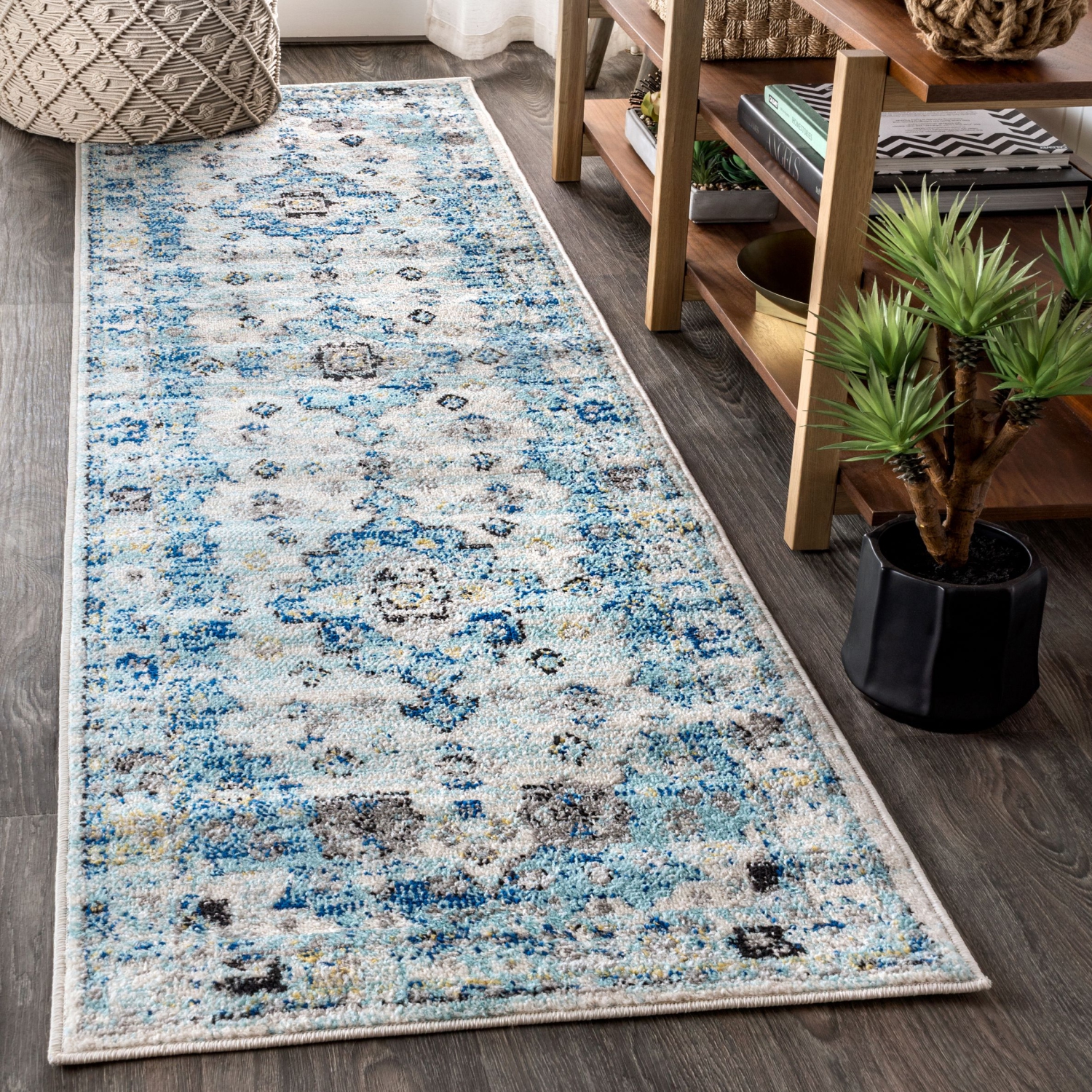 Tapis moderne Boho Vintage Medallion persan