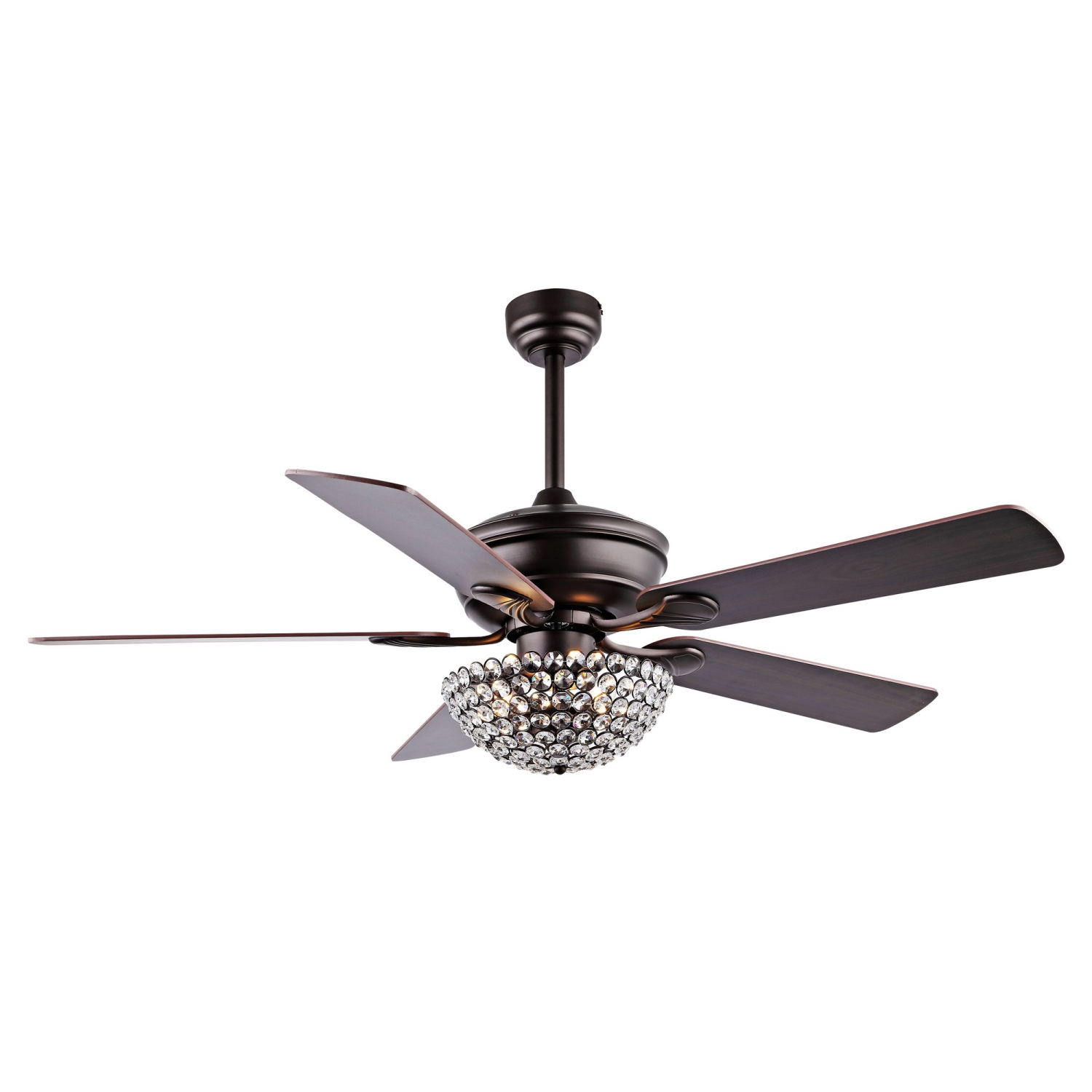 Cammy Traditional Transitional Iron LED Ceiling Fan