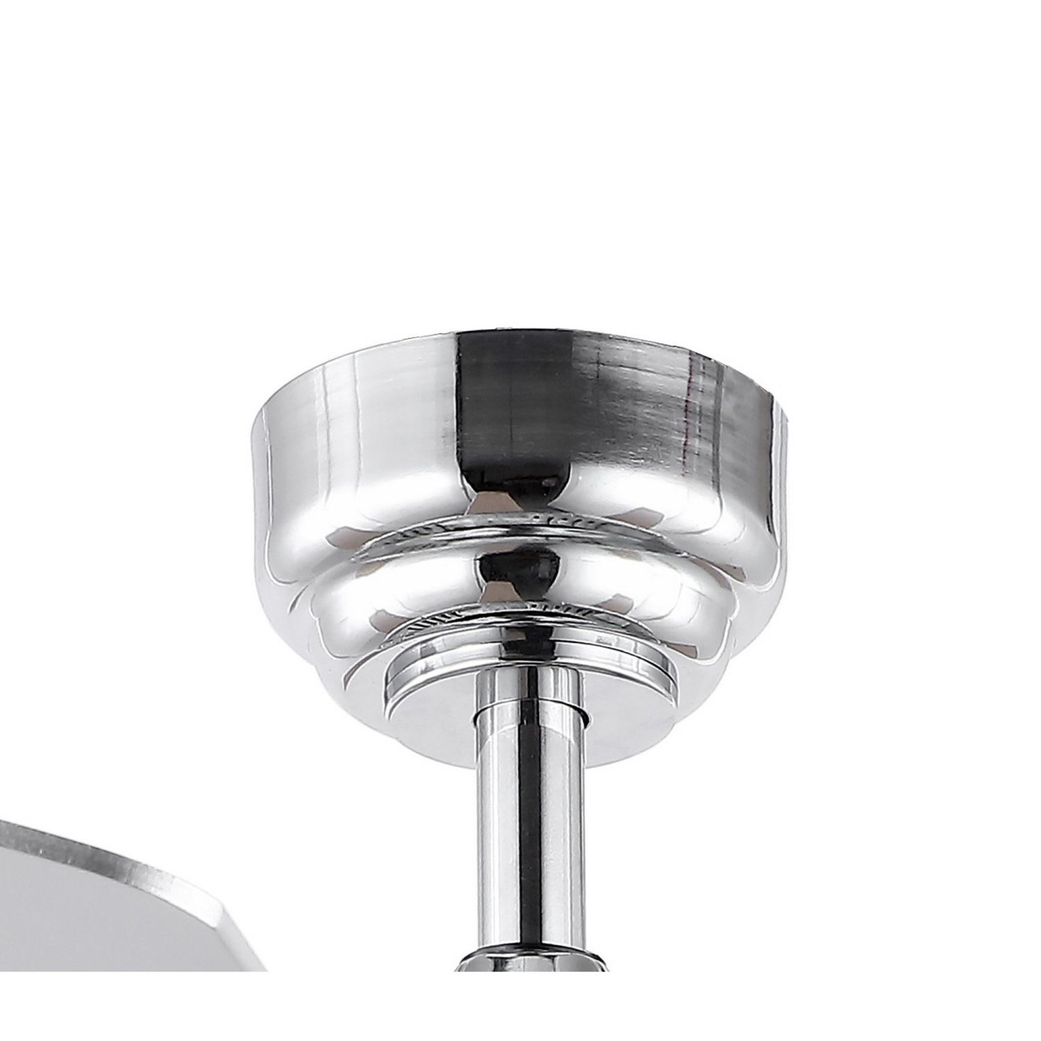 Kristie Crystal/Metal Modern Glam Drum LED Ceiling Fan with Remote