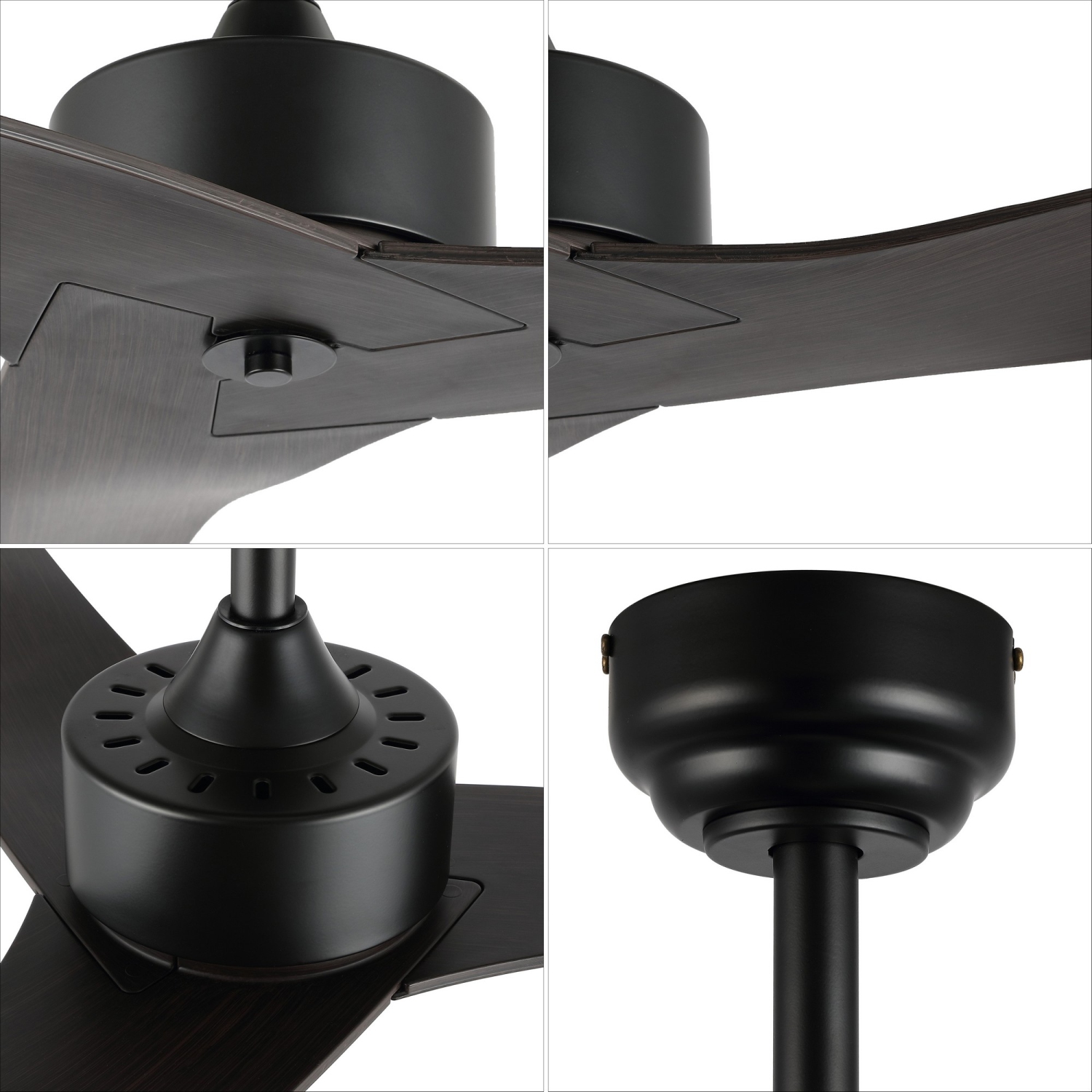 Aldrin Modern Minimalist Iron/Plastic Razor Ceiling Fan