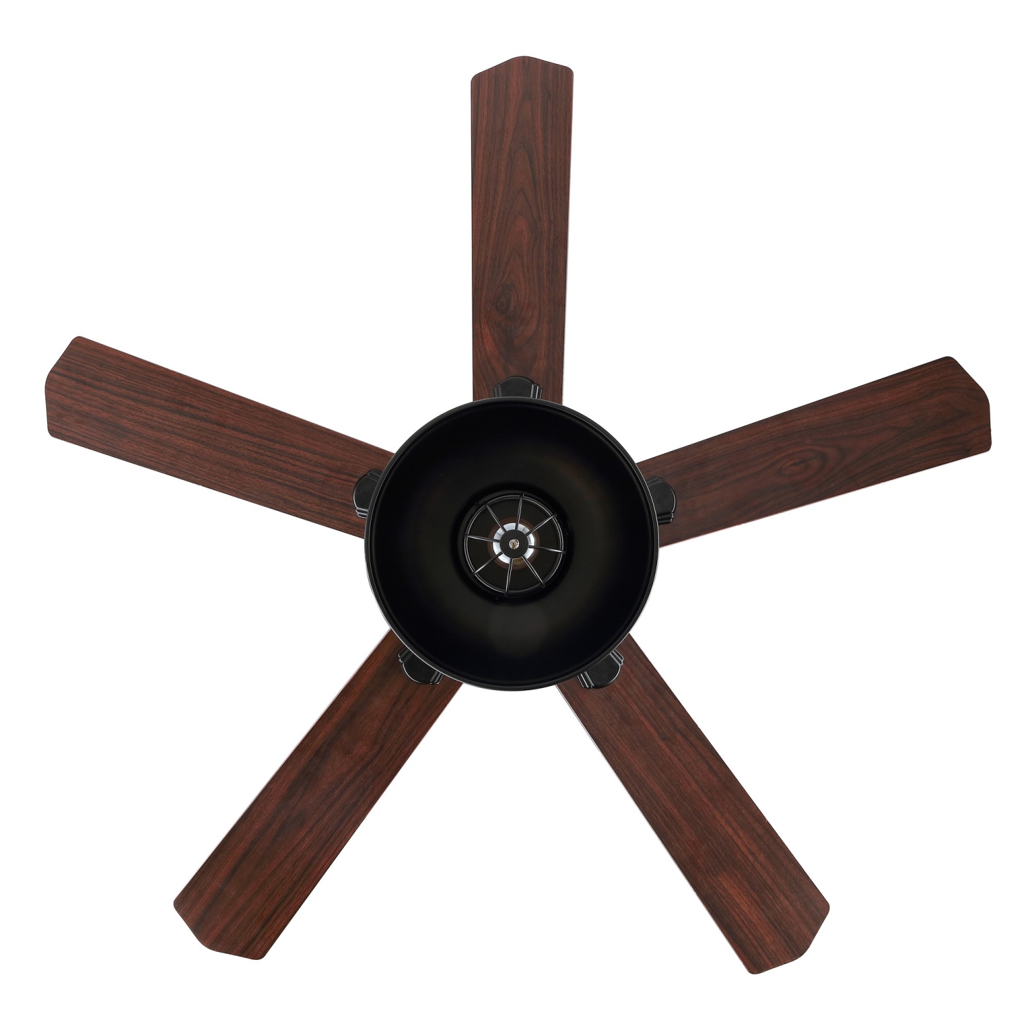 Ashton Farmhouse Industrial Iron Dome Shade LED Ceiling Fan with Remote