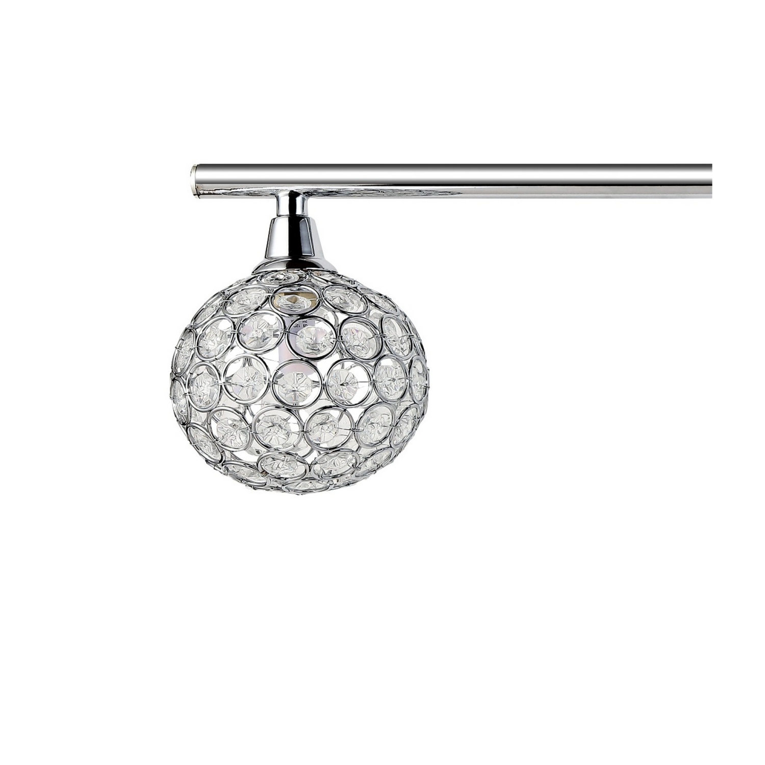 Maeve Iron/Glass Contemporary Glam LED Vanity Light
