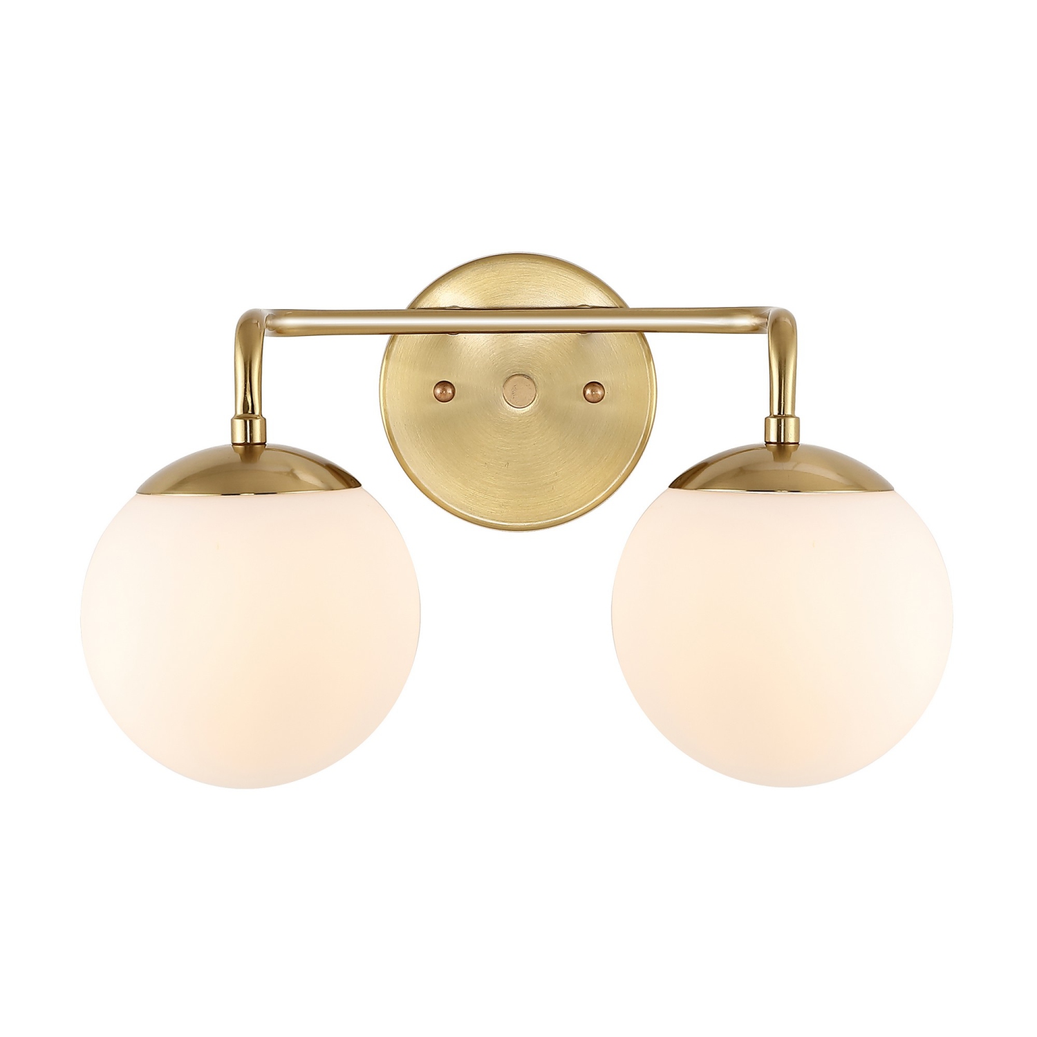 Louis Parisian Globe Metalfrosted Glass Modern Contemporary LED Vanity