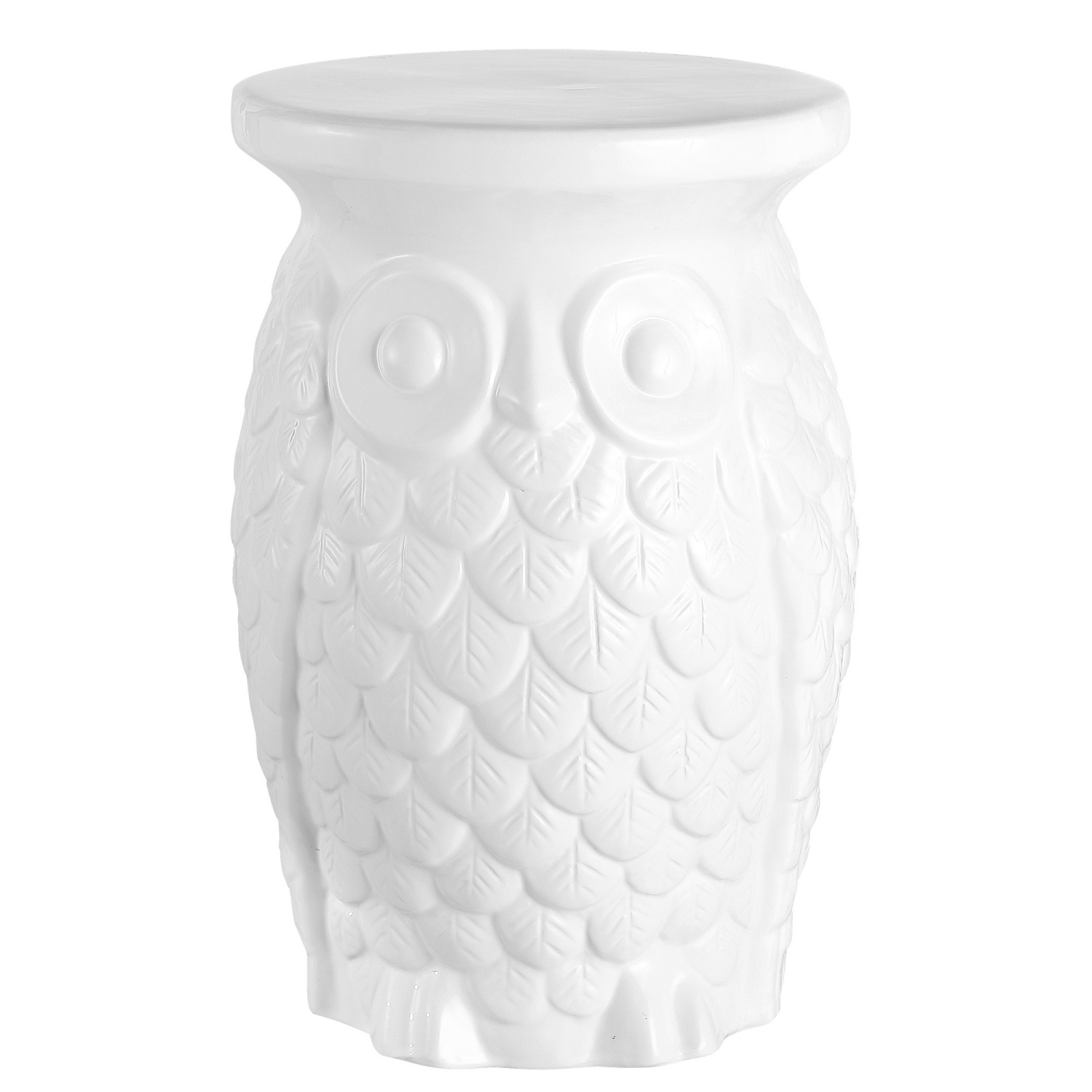 Groovy Owl Ceramic Garden Stool