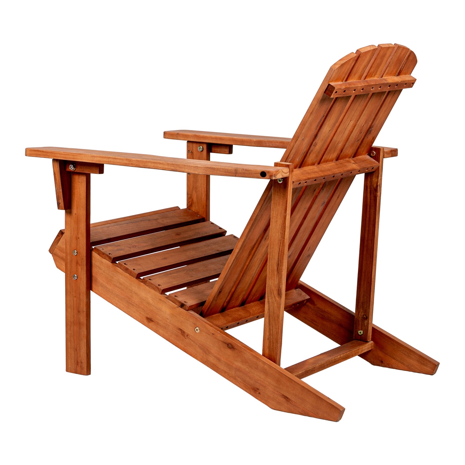Westport – Chaise de patio traditionnelle Adirondack en acacia