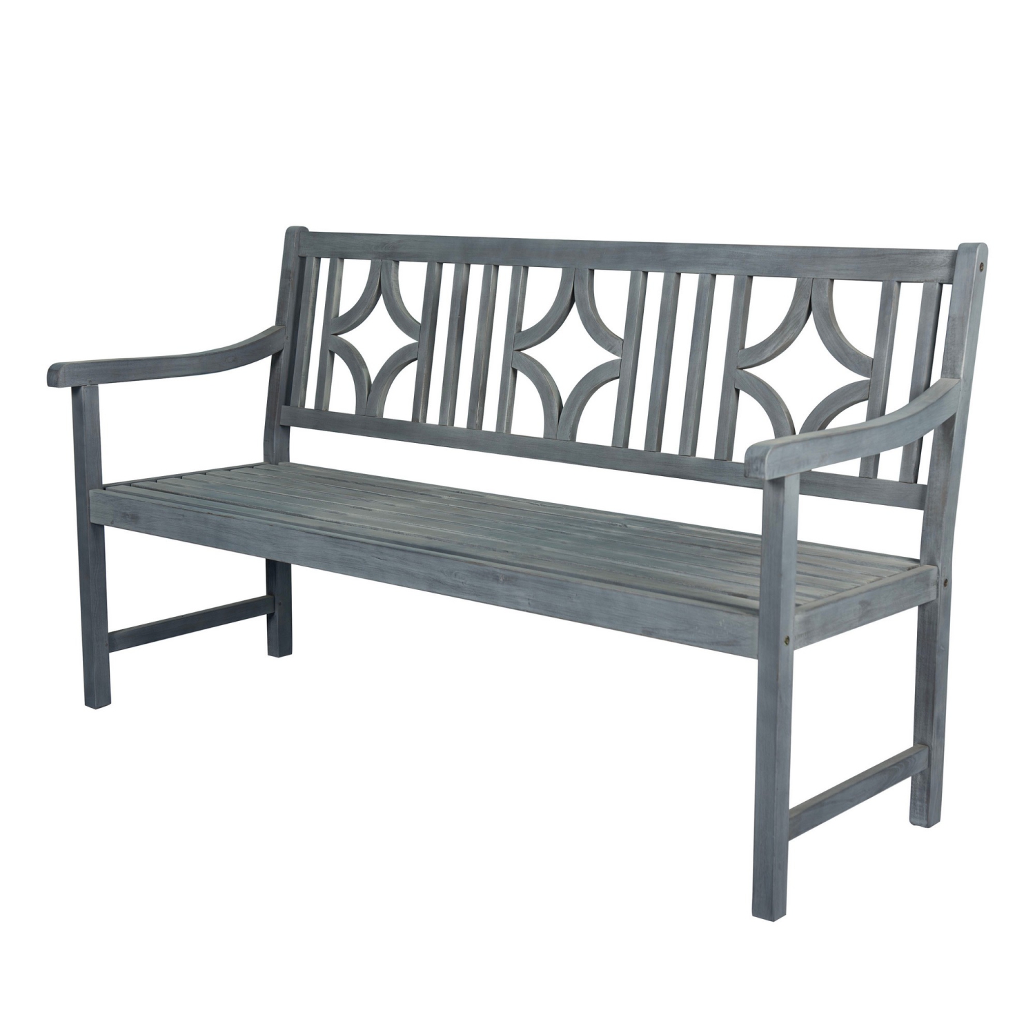 Sloane Ogee Diamond Back Acacia Outdoor Garden Patio Bench